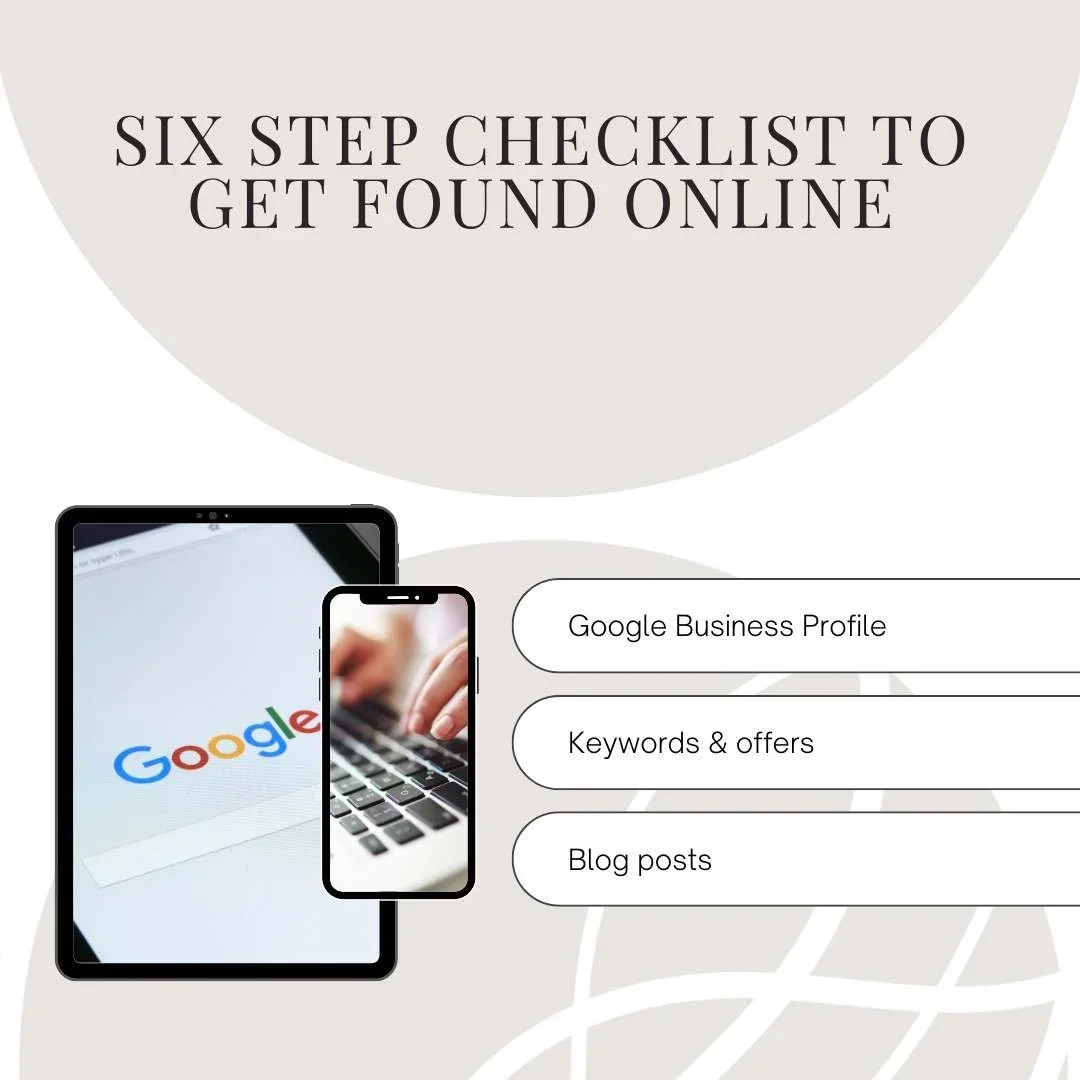 Download the free SEO guide for getting your business found online in 6 steps.