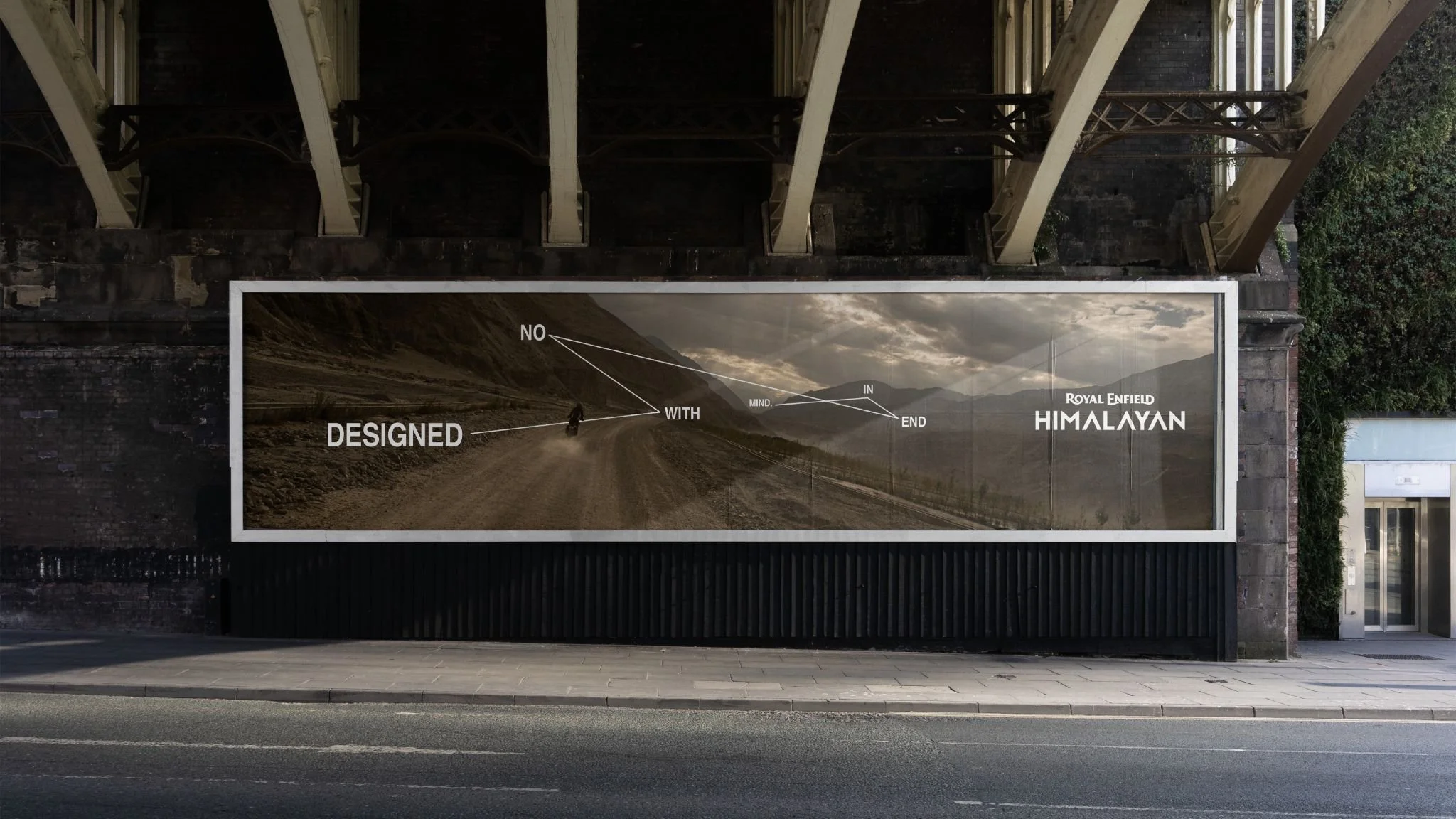 Droga5 UK / Photographer - Achille Mauri Royal Enfield, The Himalayan OOH - 2023