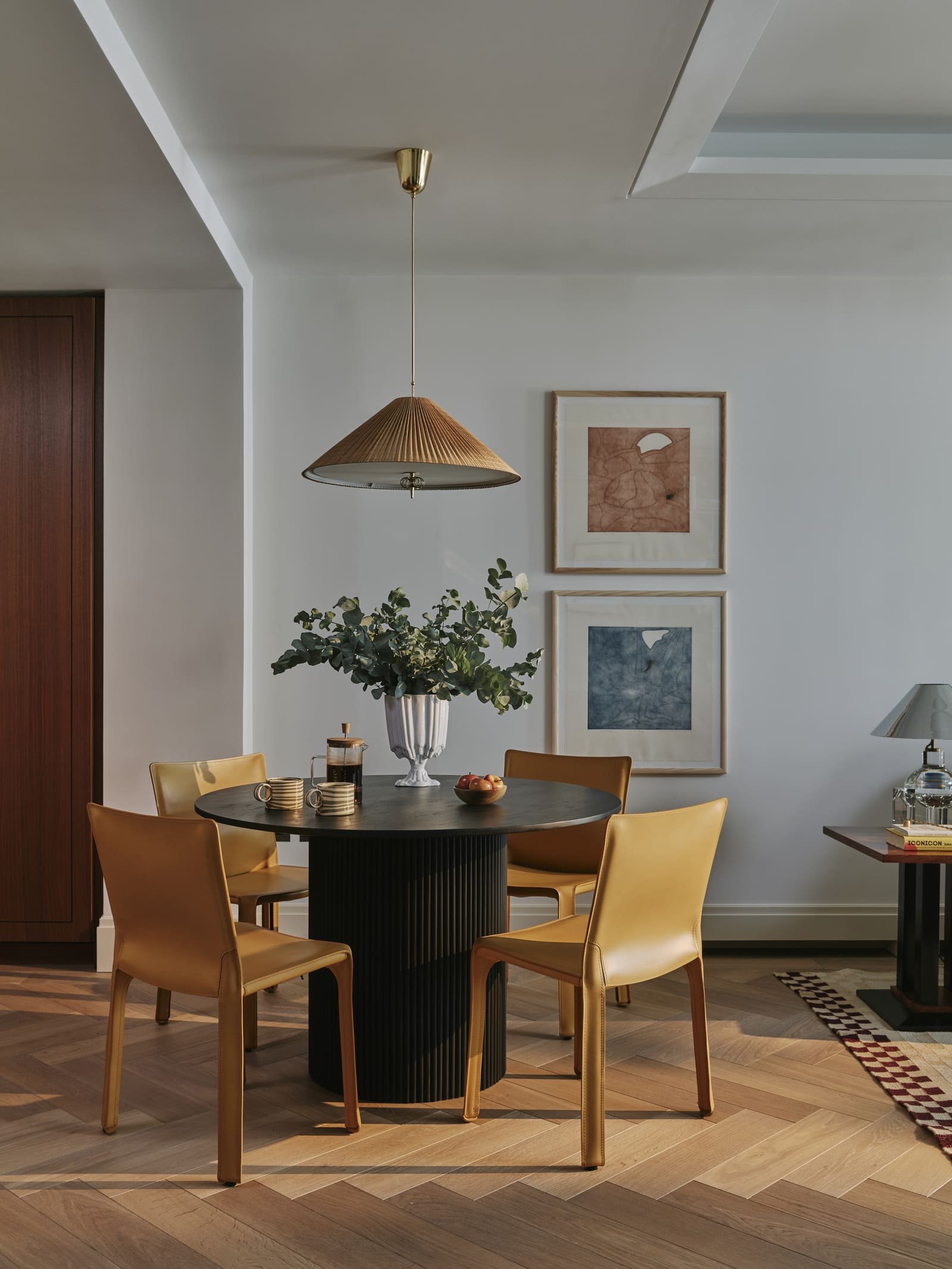 Studio Squire interior combining antique and contemporary furniture