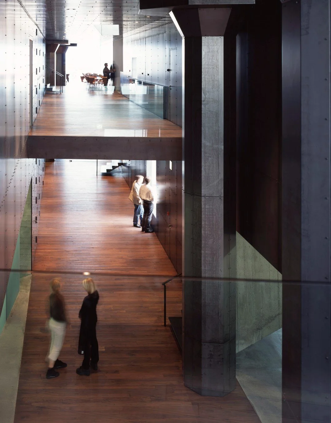 Raw concrete gallery interior at Reykjavík Art Museum's Hafnarhús building
