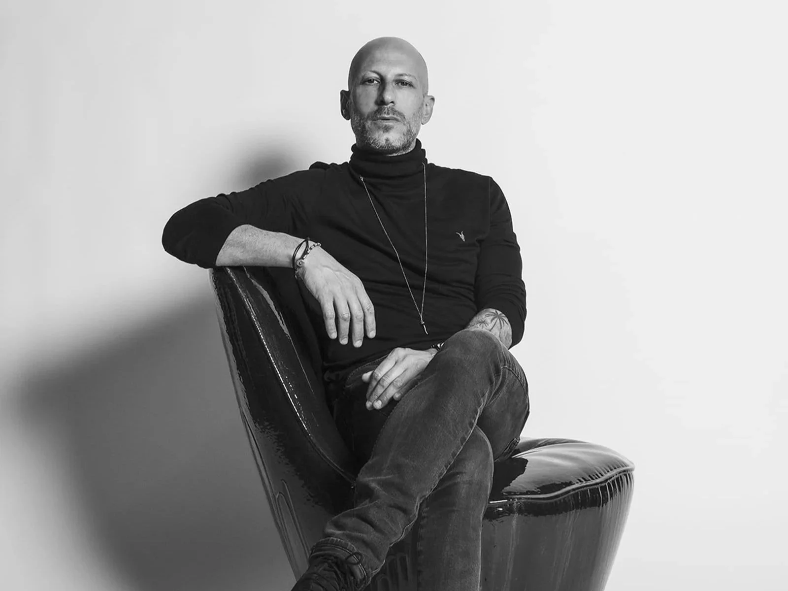 Portrait of Alex Turco, Italian artist and designer