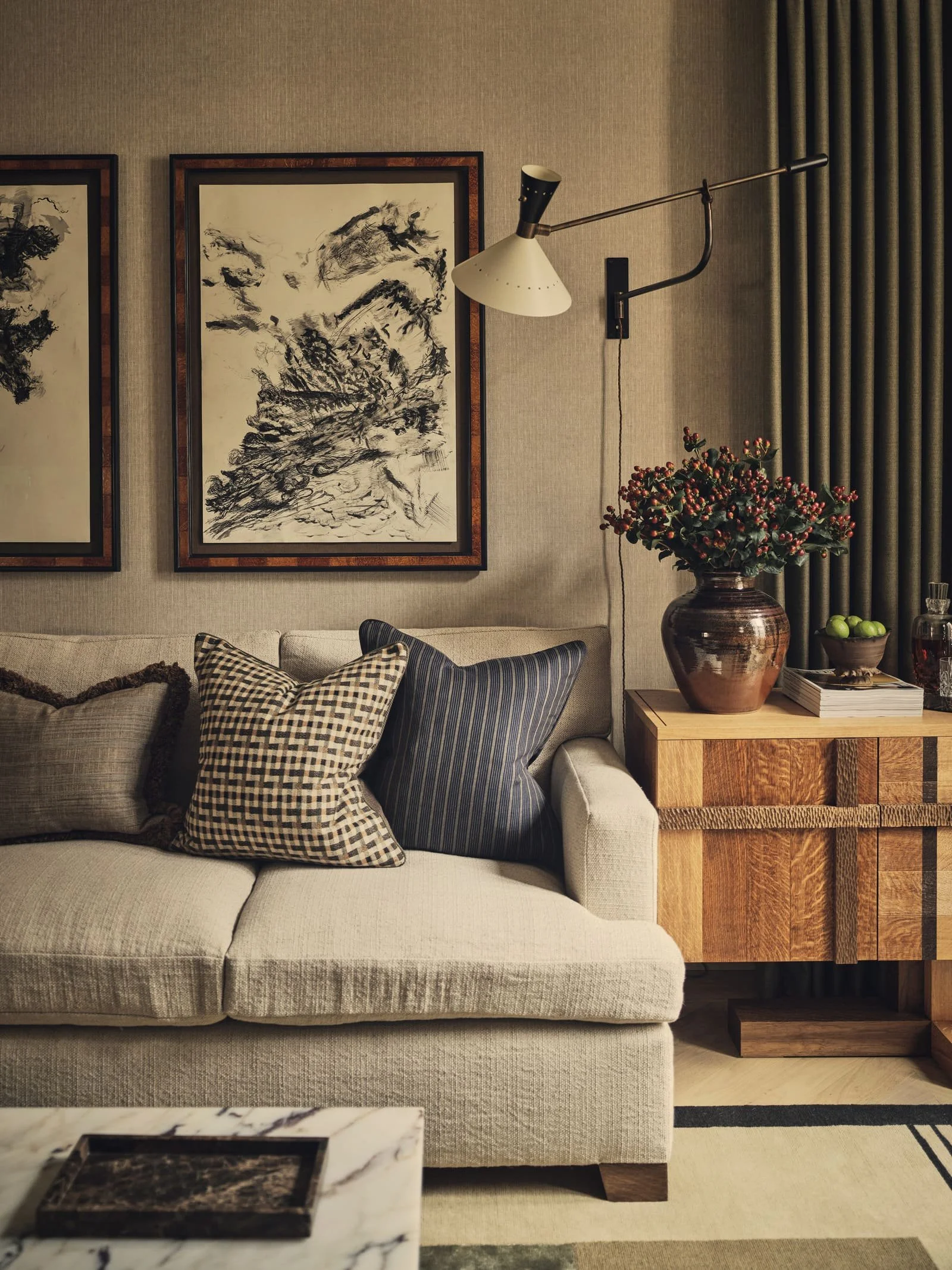 Contemporary and traditional interior design by Christian Bense