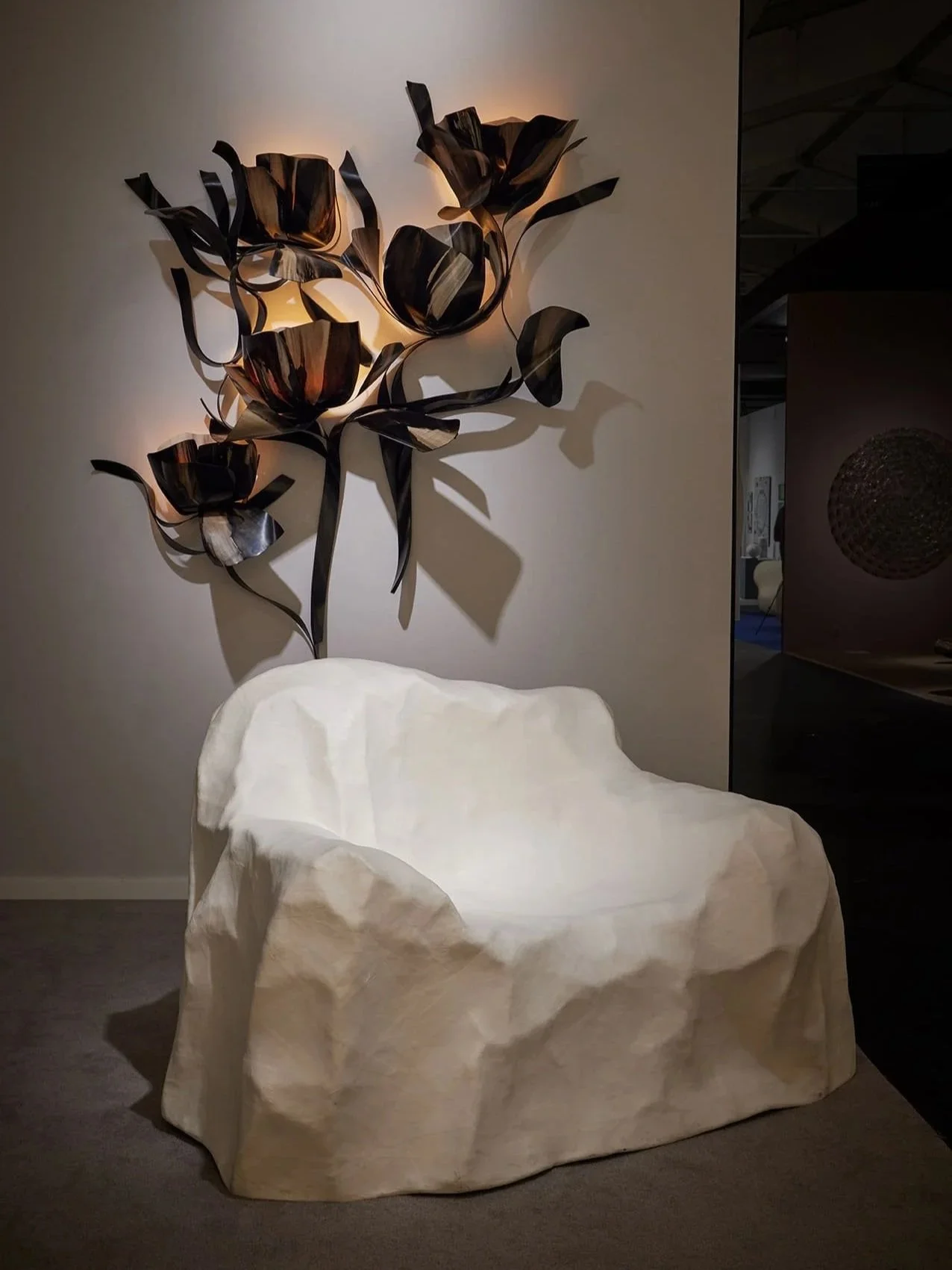 Monumental sculpture and collectible furniture from Charles Burnand Gallery’s States of Resolution at PAD London 2026.