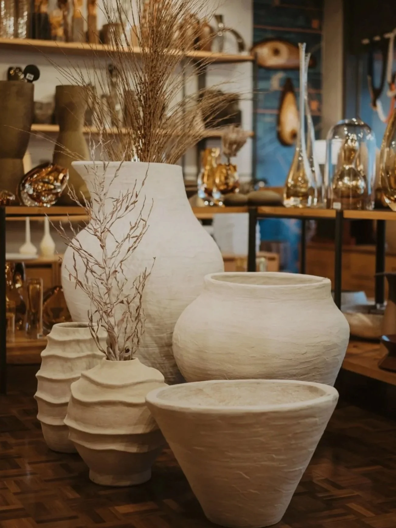 Brazilian furniture and contemporary design objects displayed at dpot objeto in São Paulo.