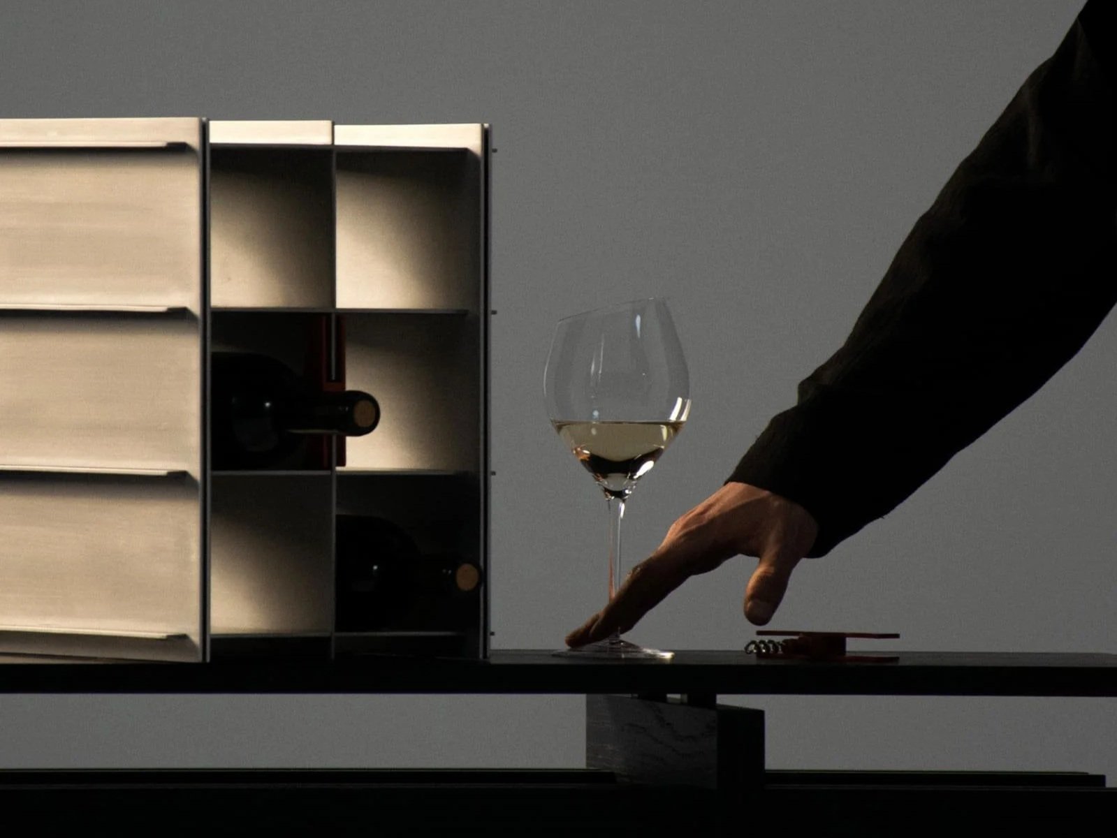 Natural stone and timber furniture designed by YET. Design Studio