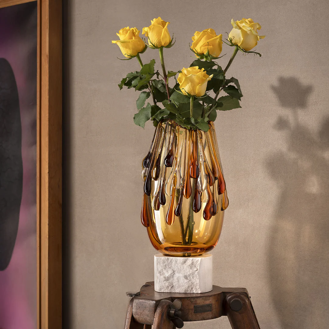 Golden Lagoon Tears Murano Glass Vase  4.jpg