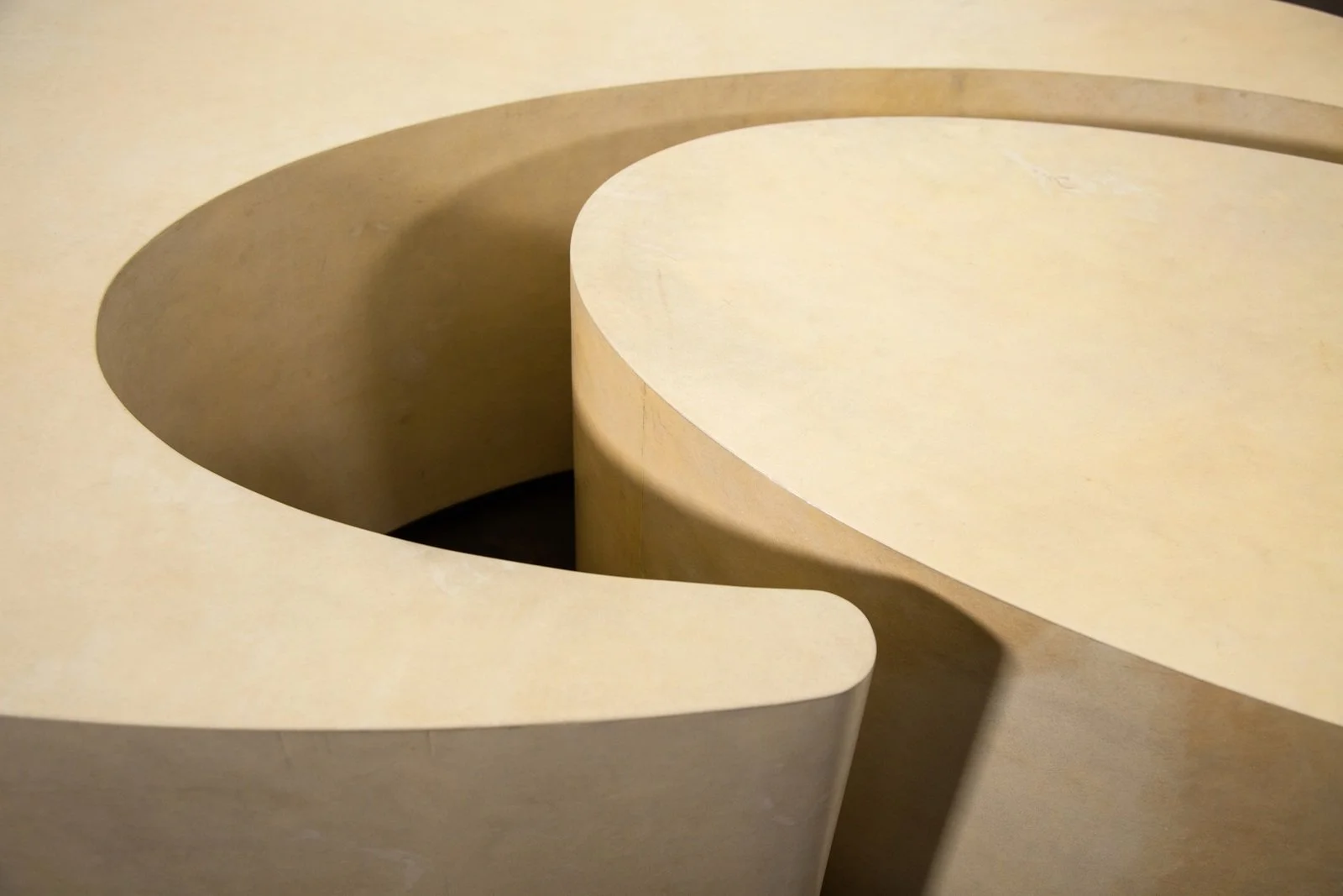 Cadenza Parchment Modern Sculptural Nesting Coffee Tables by Costantini 06.jpg