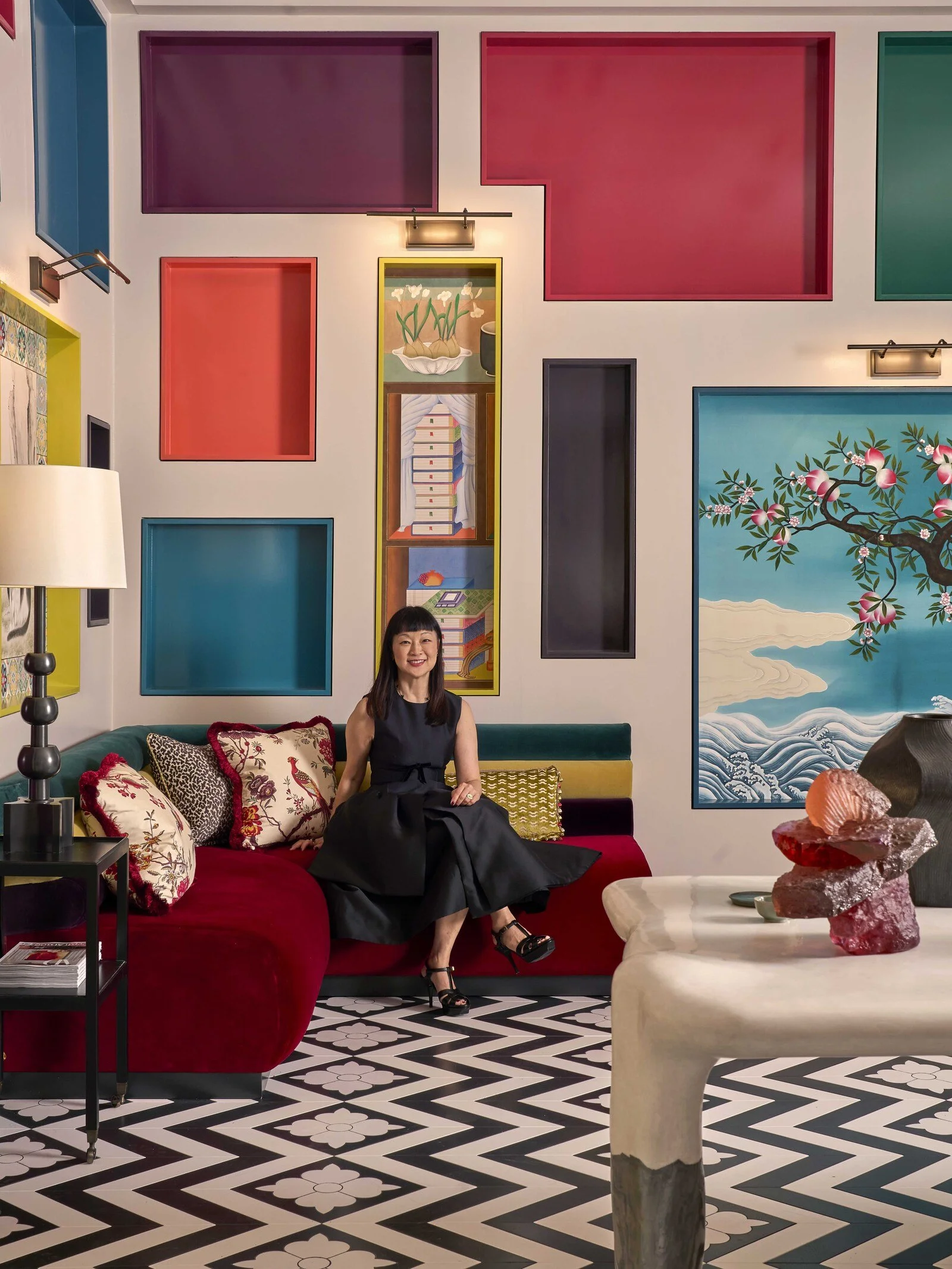 Young Huh, New York-based interior designer, creator of the Benjamin Moore Minhwa Salon