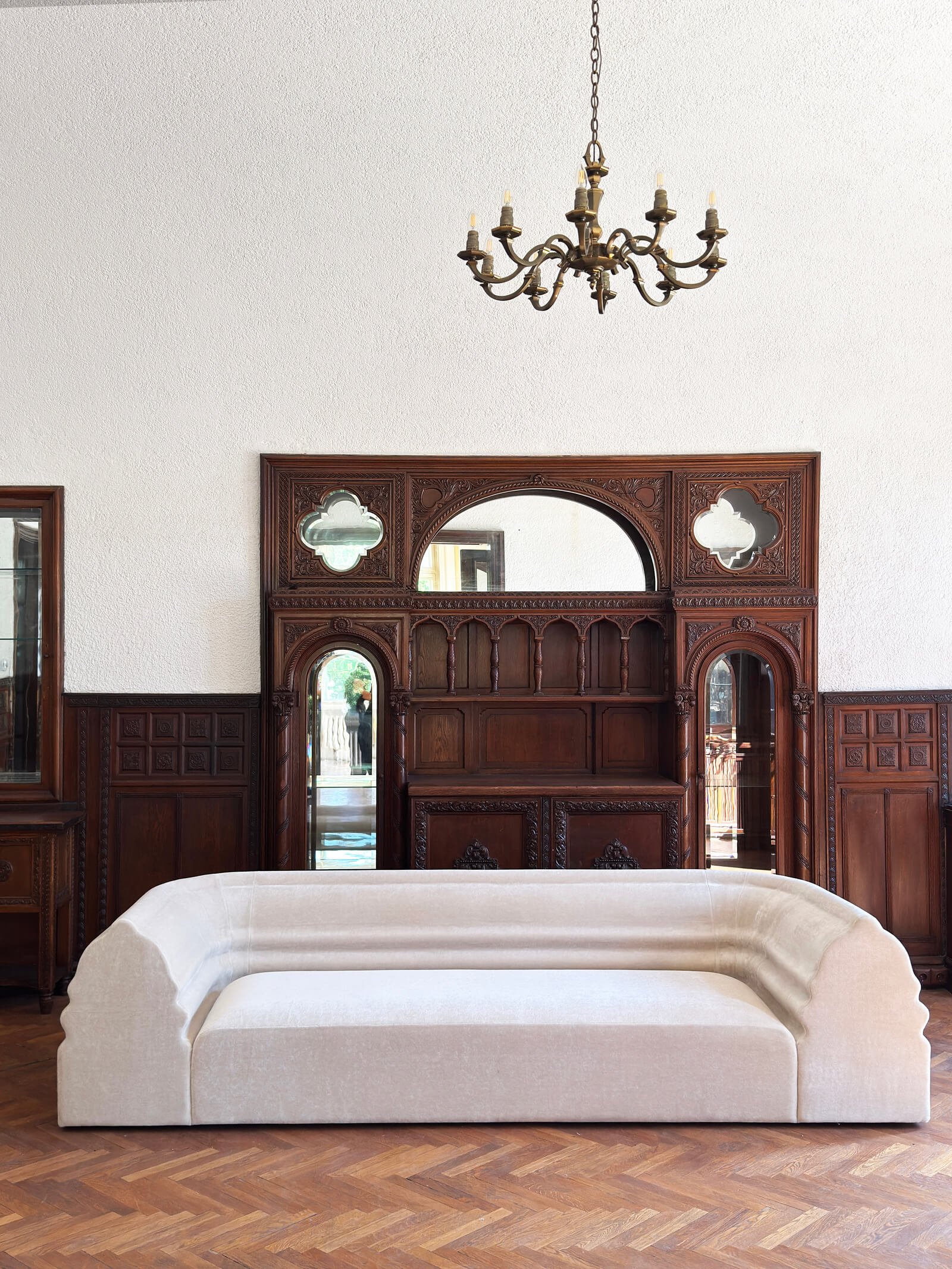 Sculptural furniture piece by Bogdan Ciocodeica Studio