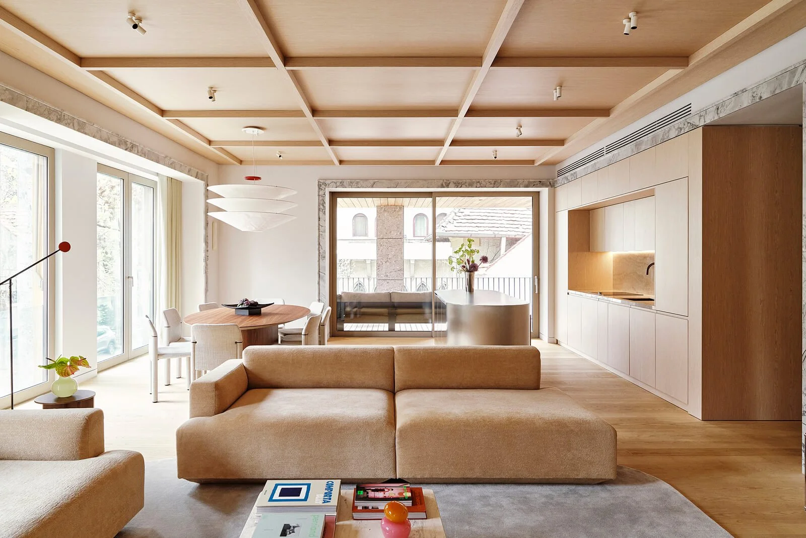 Interior architecture project focused on material and detail by Bogdan Ciocodeica Studio