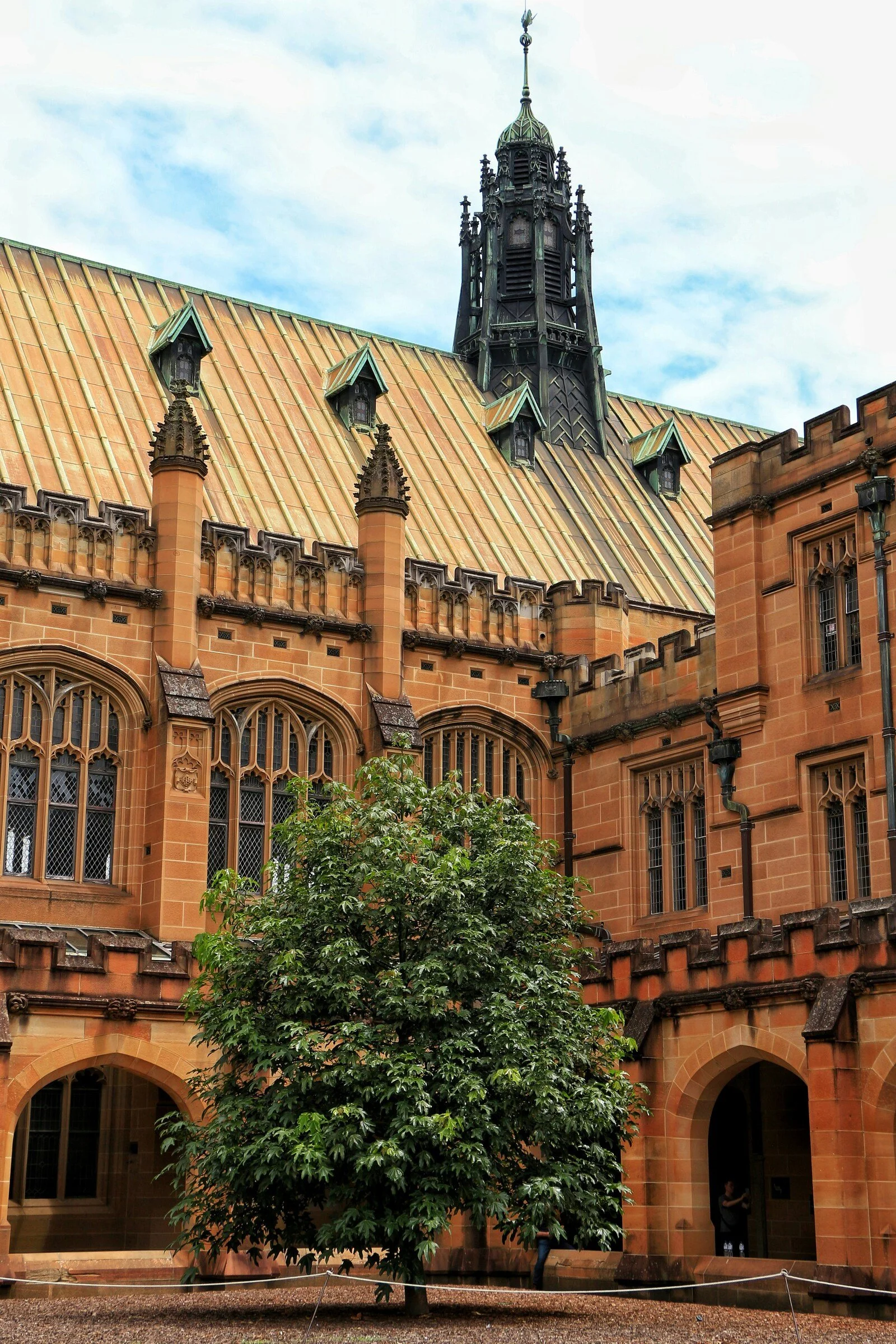 Neo-Gothic architecture at The University of Sydney Camperdown