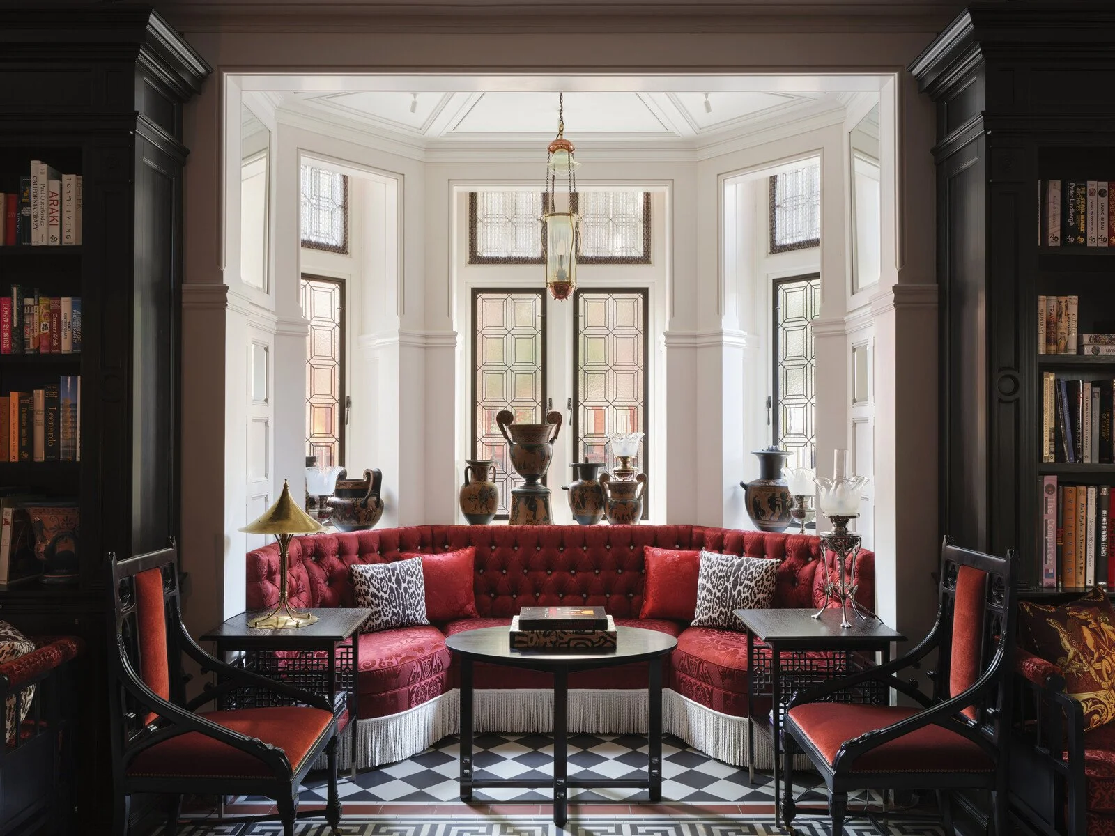 British restraint and French flourish meet in a guest room at The Sloane