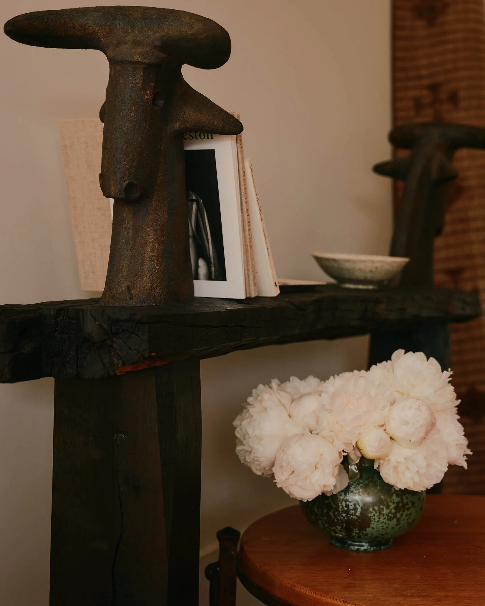 Vintage and antique furniture curated inside The Shop in Jackson Hole