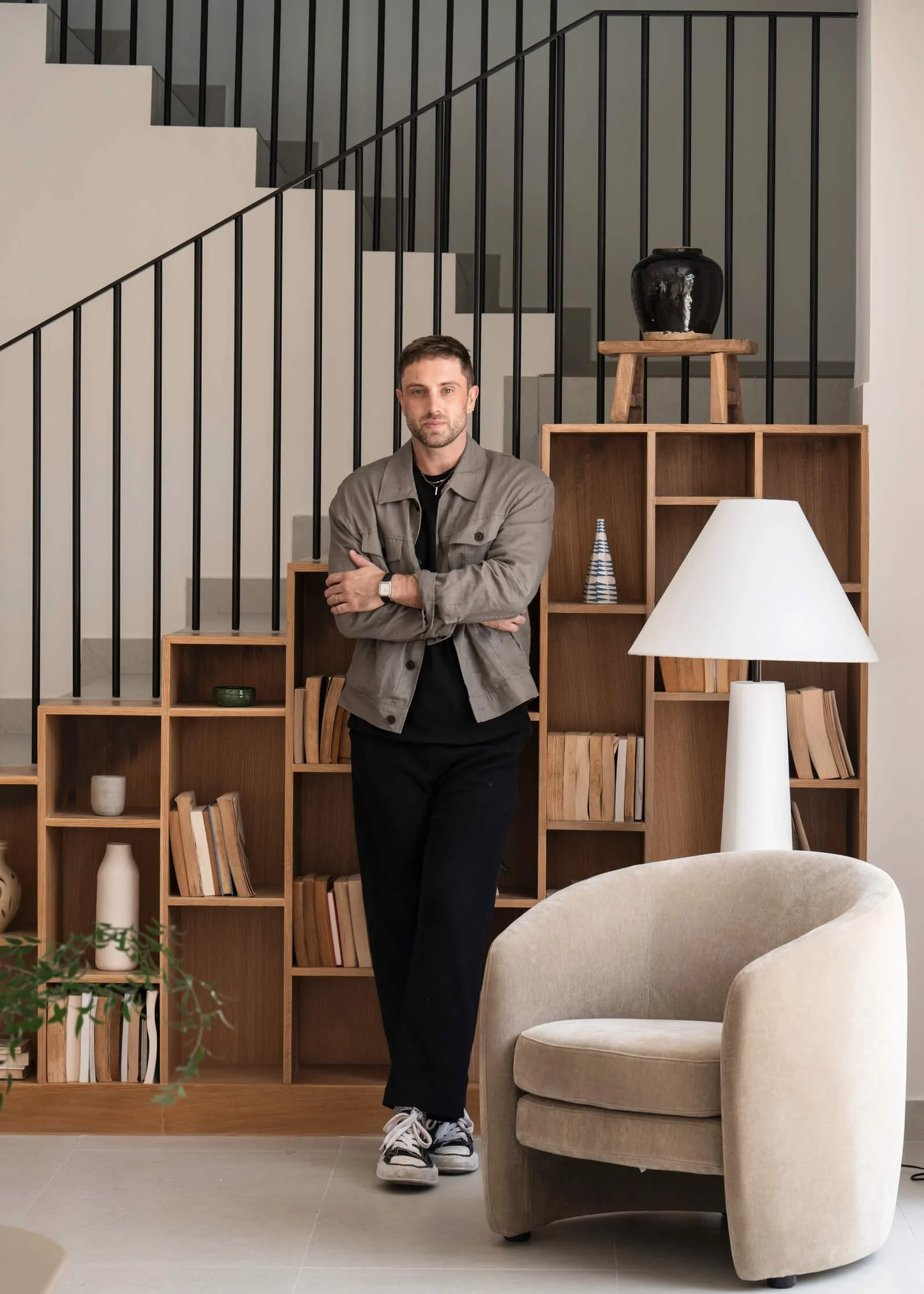 Portrait of interior stylist Benn Robinson.