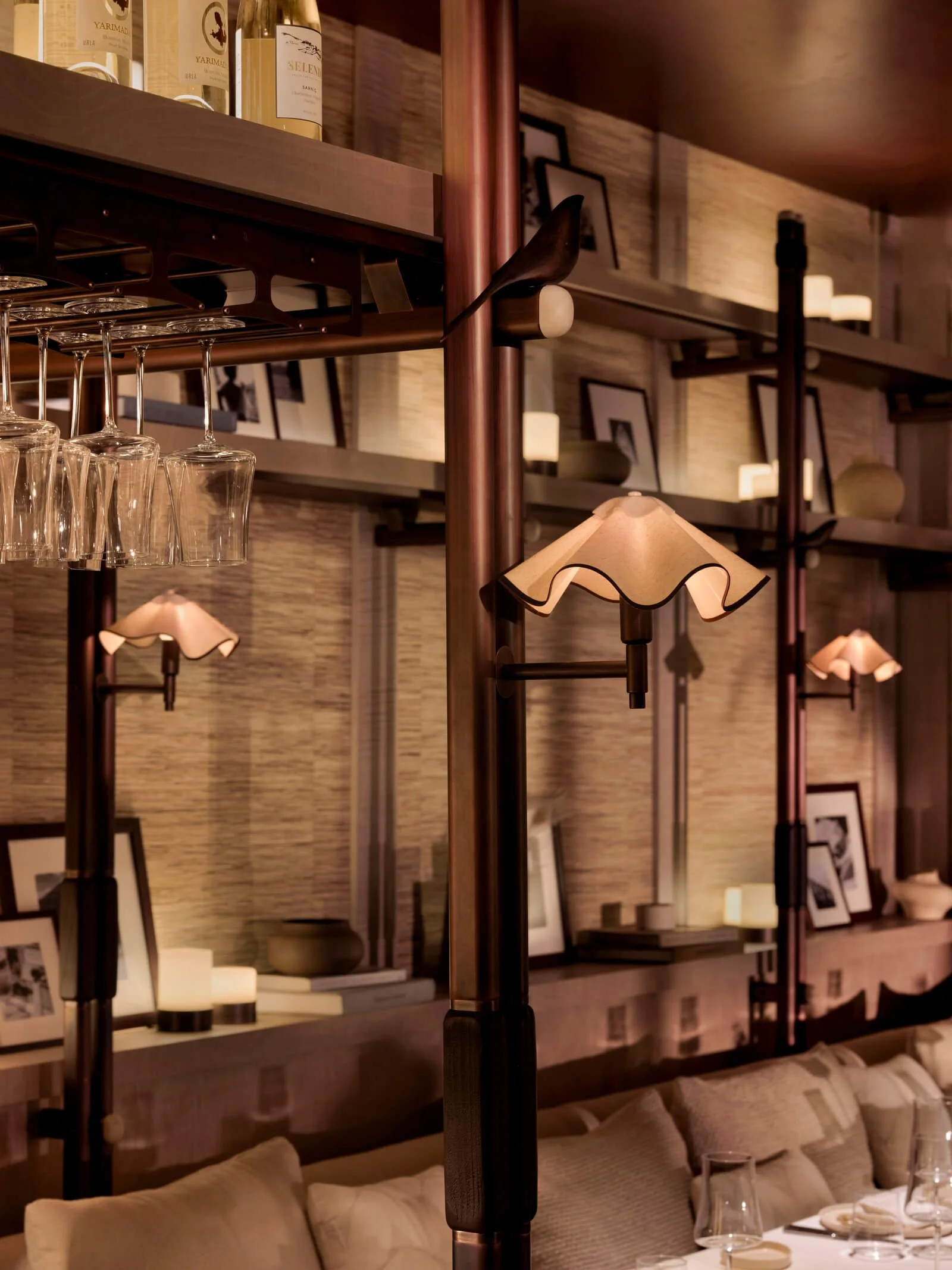 Close up of material detailing in URBANJOBS hospitality project