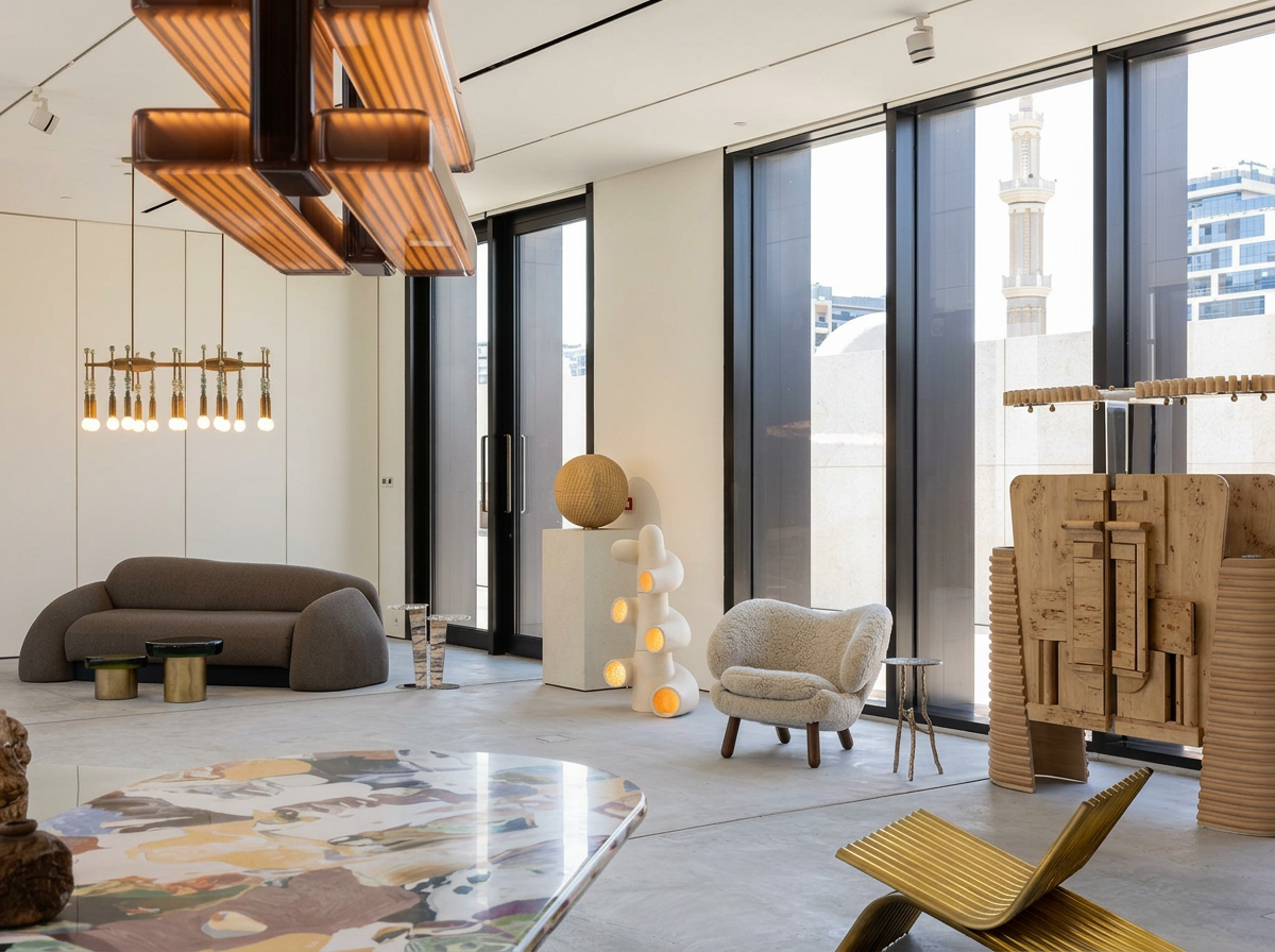 Collectional in Dubai presenting limited-edition collectible furniture and functional art
