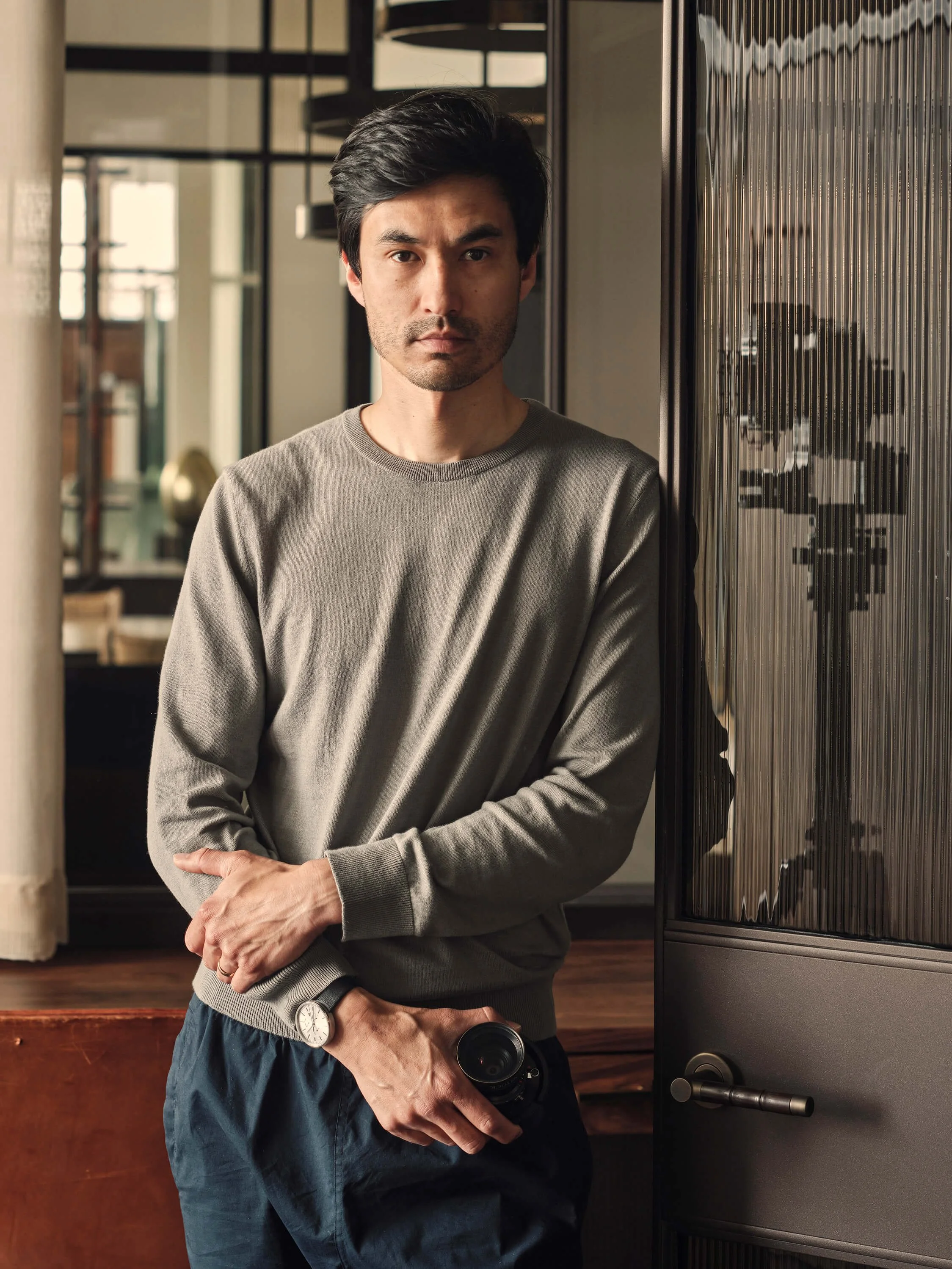 Portrait of London based photographer Nick Rochowski