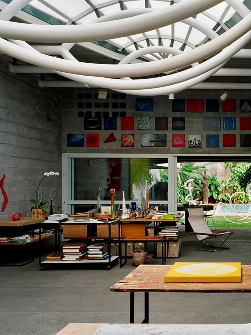 Casa Ateliê Tomie Ohtake designed by Ruy Ohtake in São Paulo.