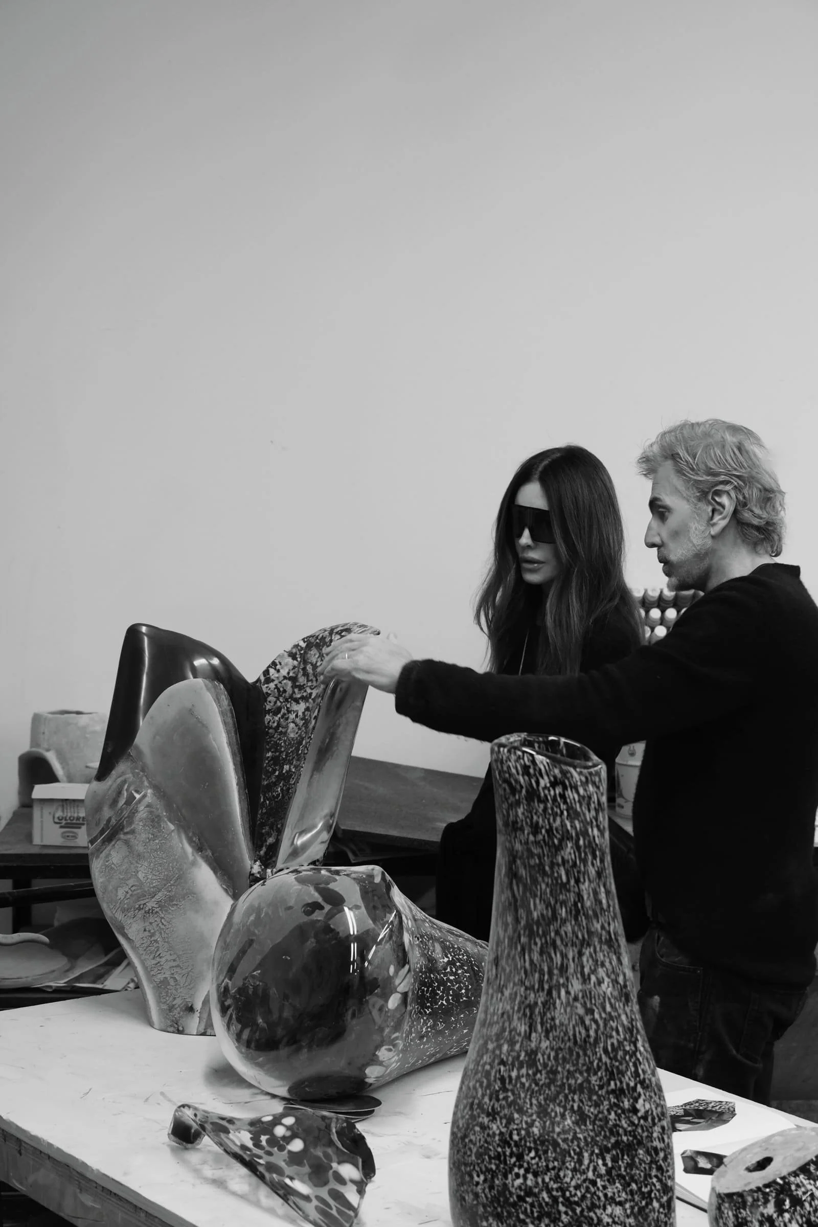 Behind the scenes of Je suis la matière by Vincenzo De Cotiis