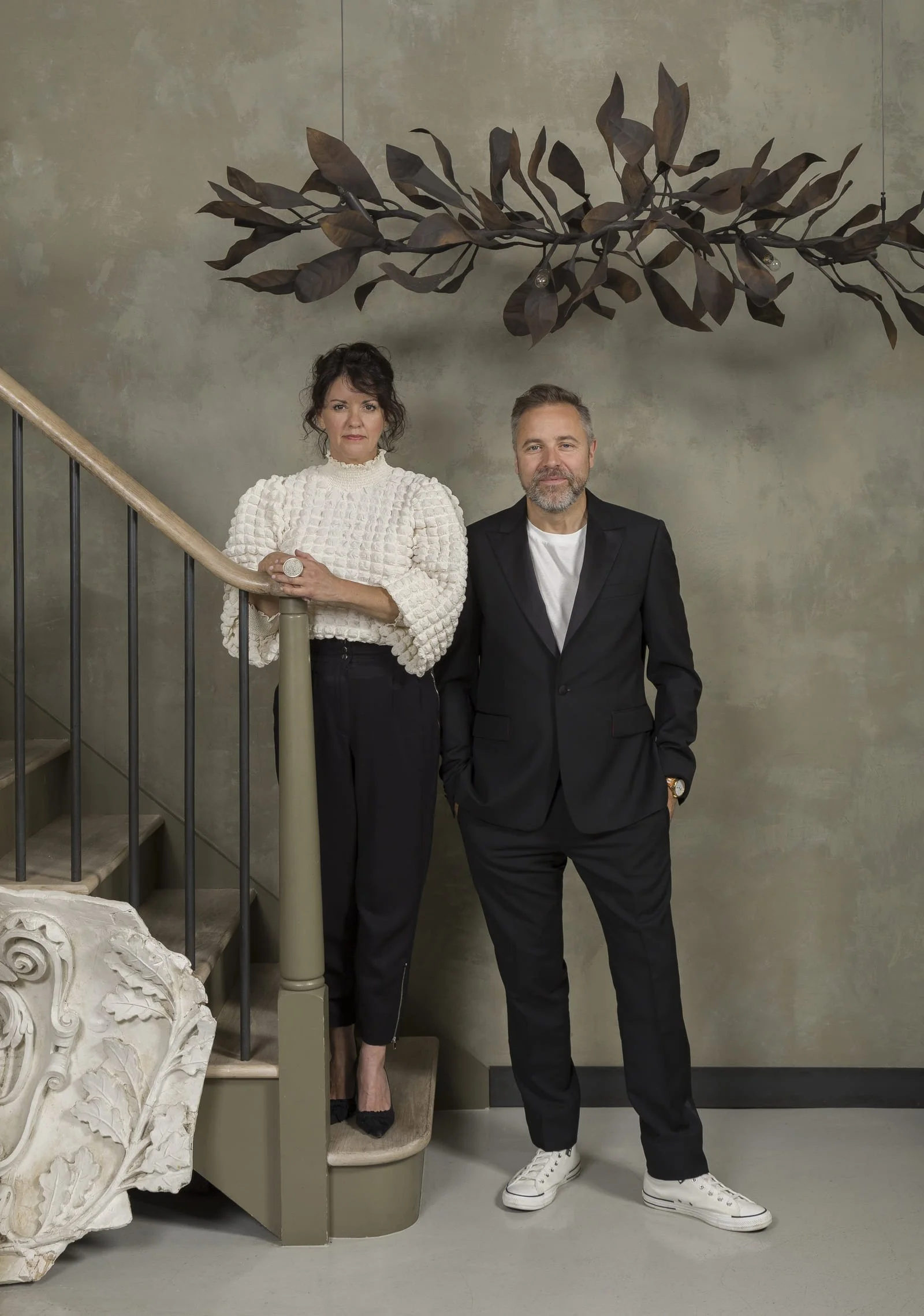 Portrait of Christopher and Nicola Cox, founders of Cox London