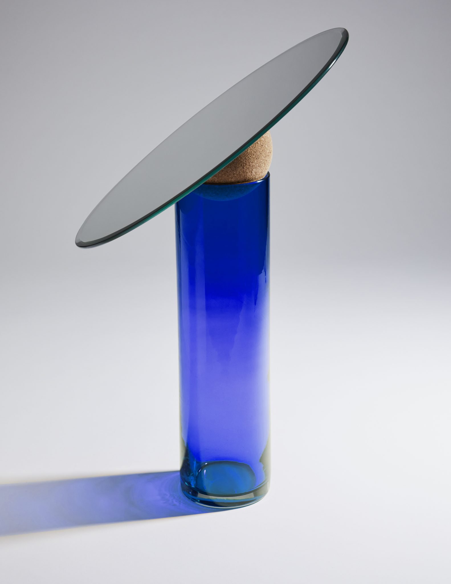 Astra 34 Cobalt Table mirror by Clémence Birot - Designeers