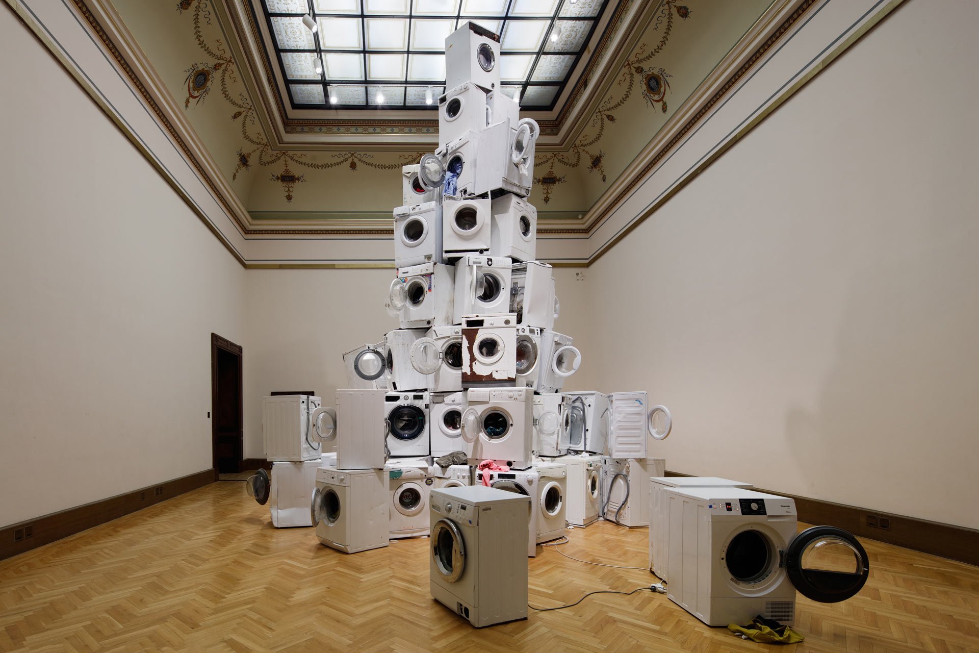 Krištof Kintera artwork combining sculpture, technology and everyday objects