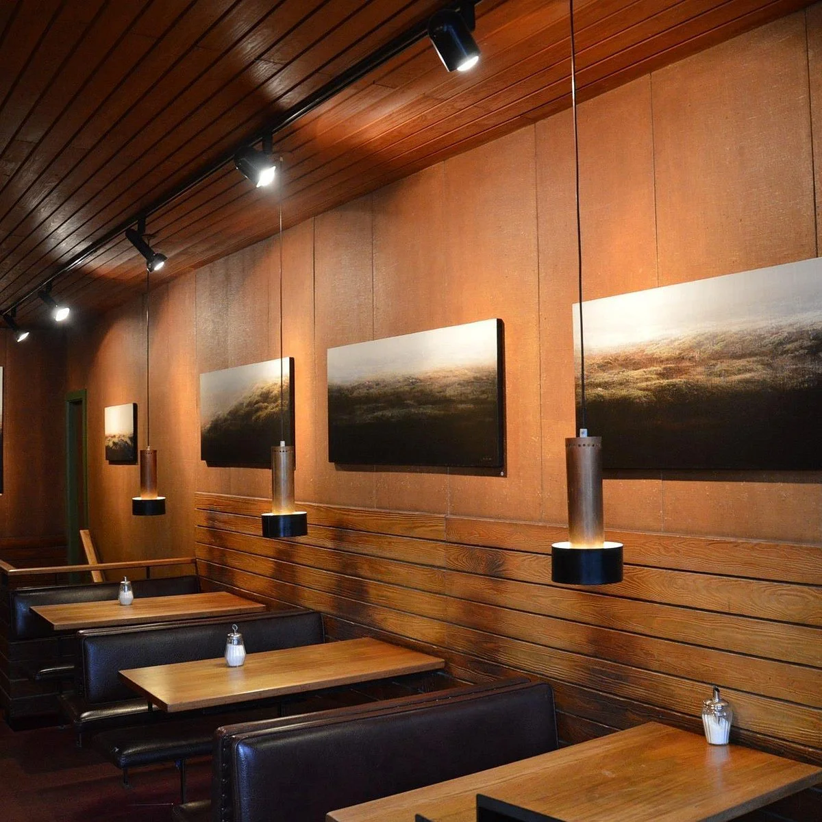Mid-century interior of Mokka Kaffi, one of Reykjavík's oldest cafés