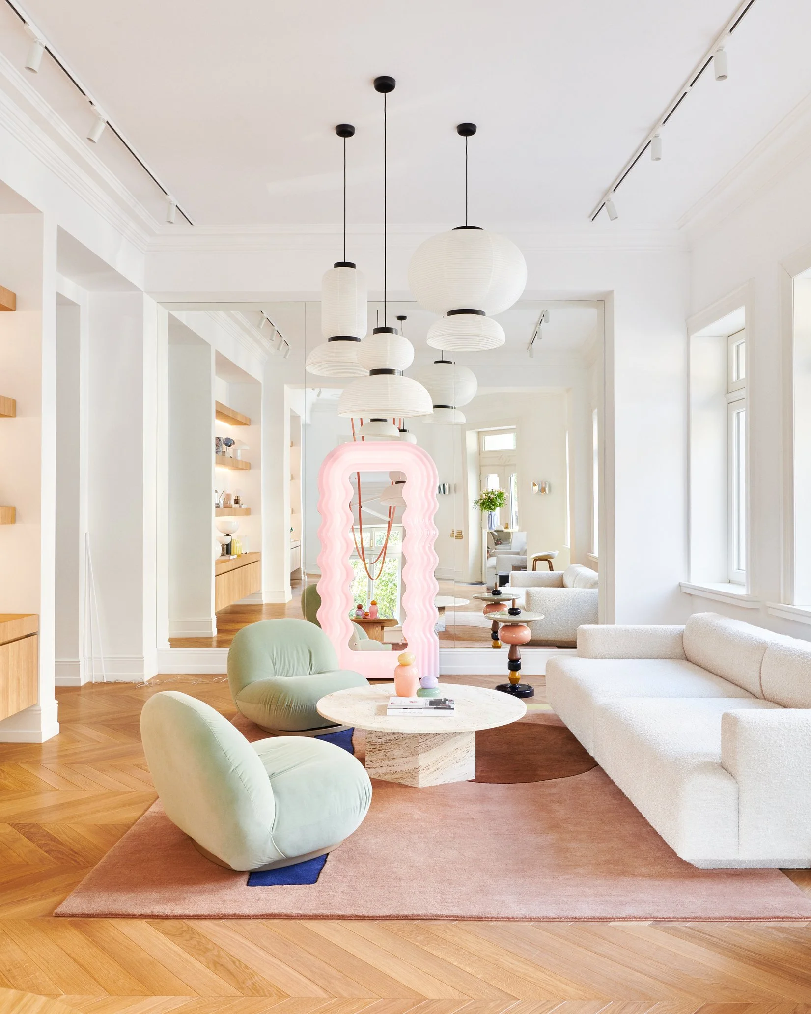 The Edit concept store interior with curated design pieces