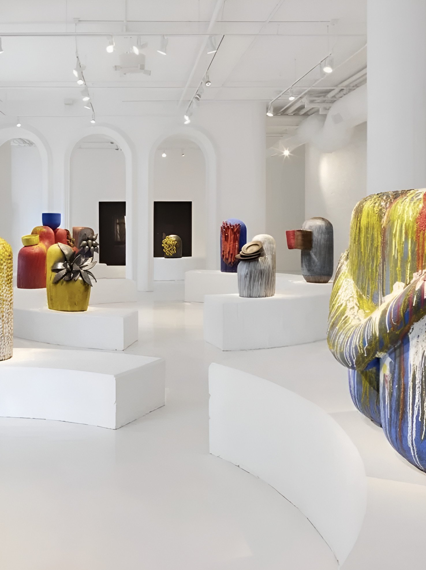 Interior view of Southern Guild gallery showcasing contemporary African collectible design pieces