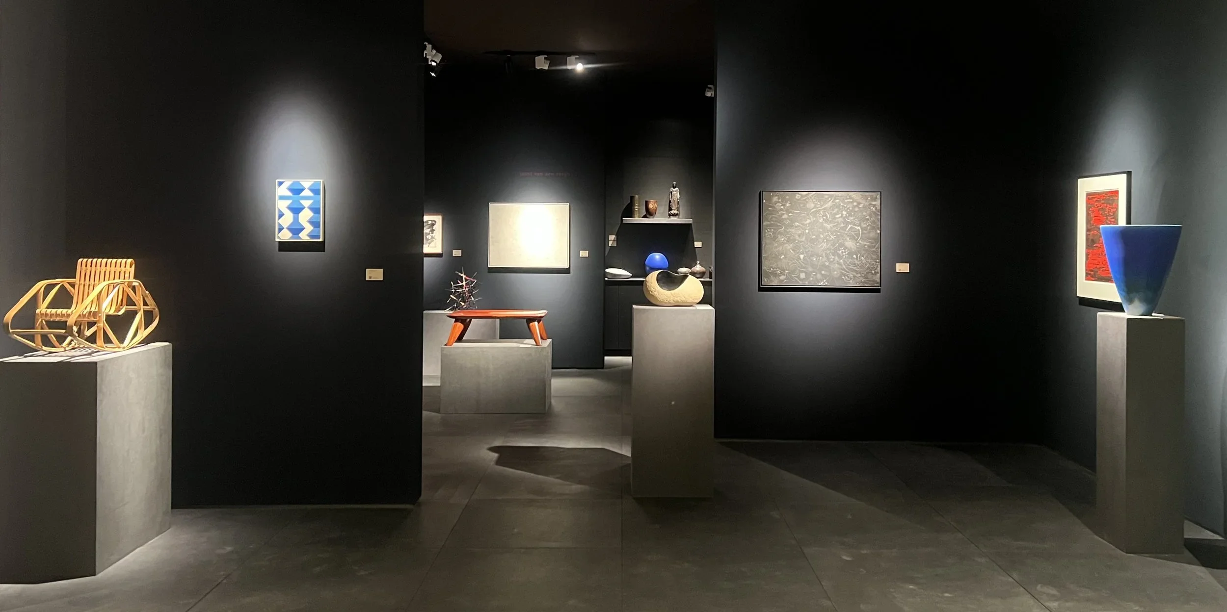 Sculpture and works of art from across Asia are arranged in careful sequence for a current exhibition at Joost van den Bergh