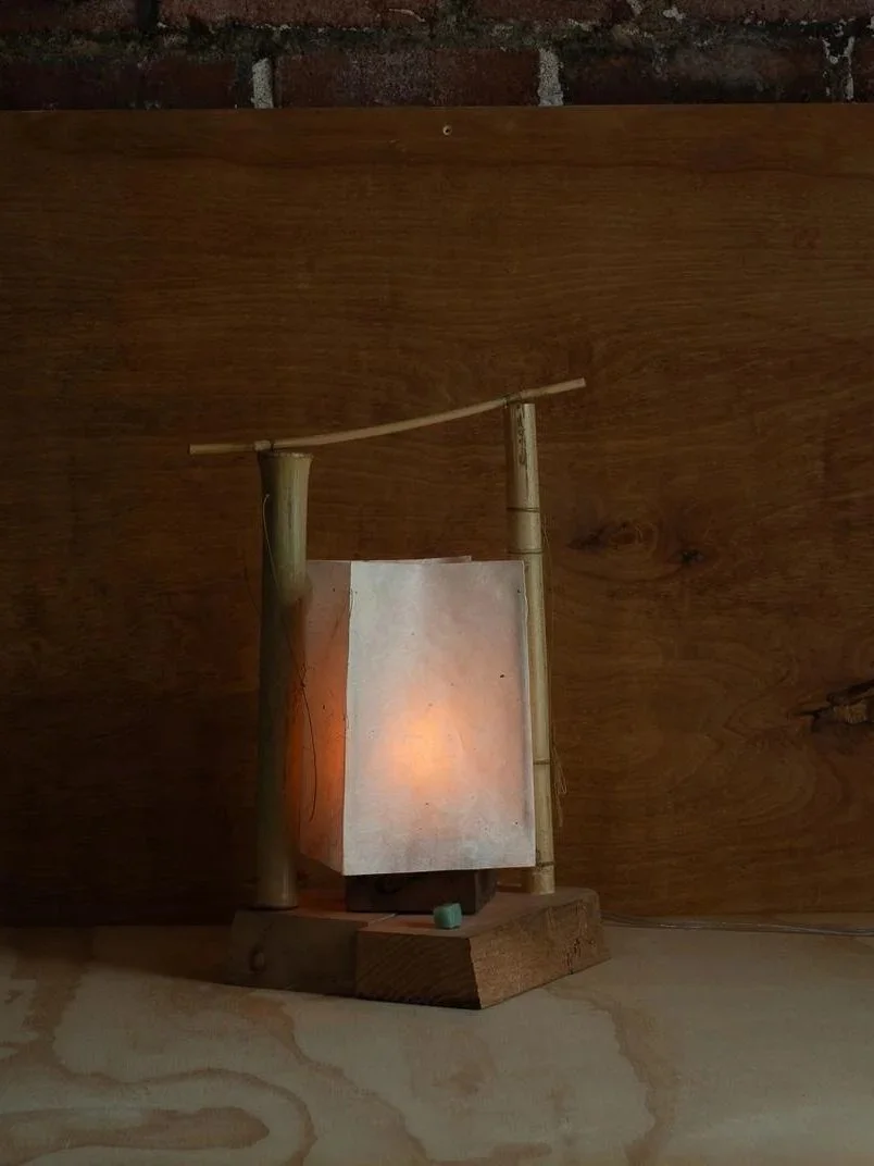 Sculptural lighting piece by Brooklyn lighting designer John Junior Kim