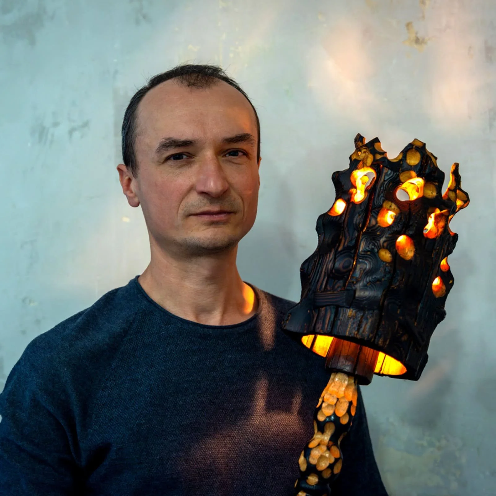 Portrait of Gábor Góbi, Budapest-based collectible designer and artist