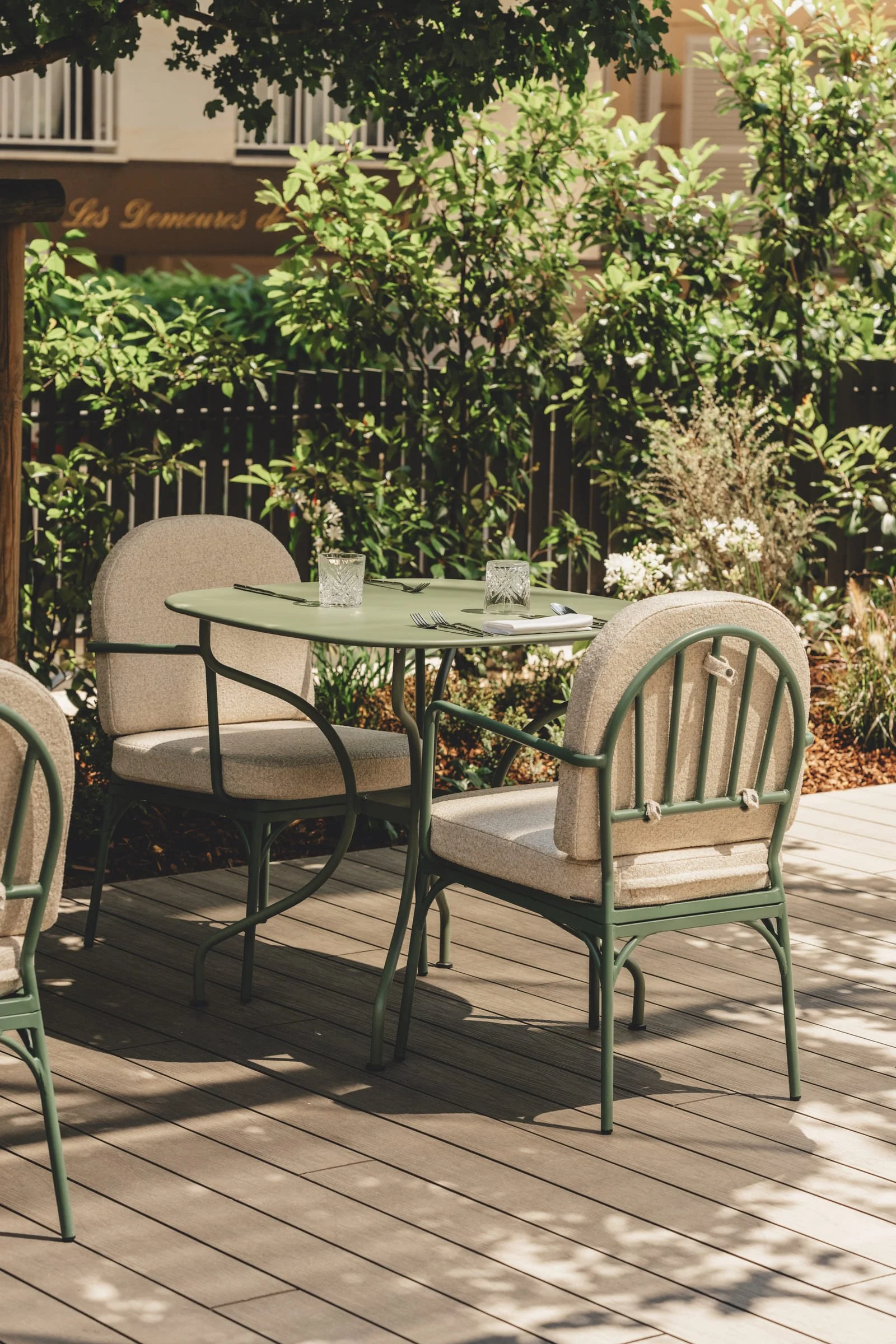 Kwerk Paris patio design reflecting Albert Angel’s approach to storytelling and experience