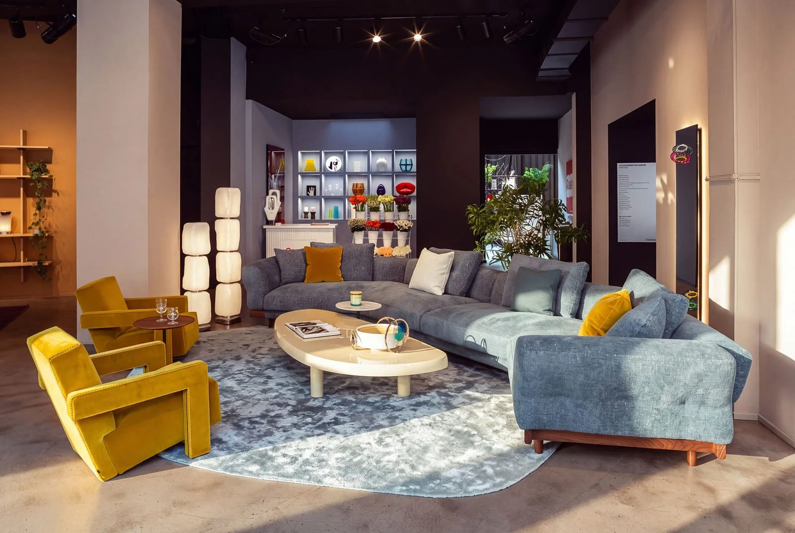 Cassina furniture in their London Store