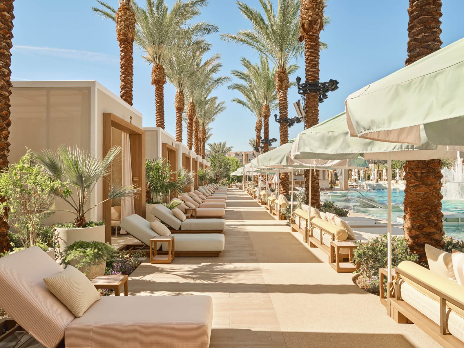 Hospitality project by Avenue Interior Design with layered materials