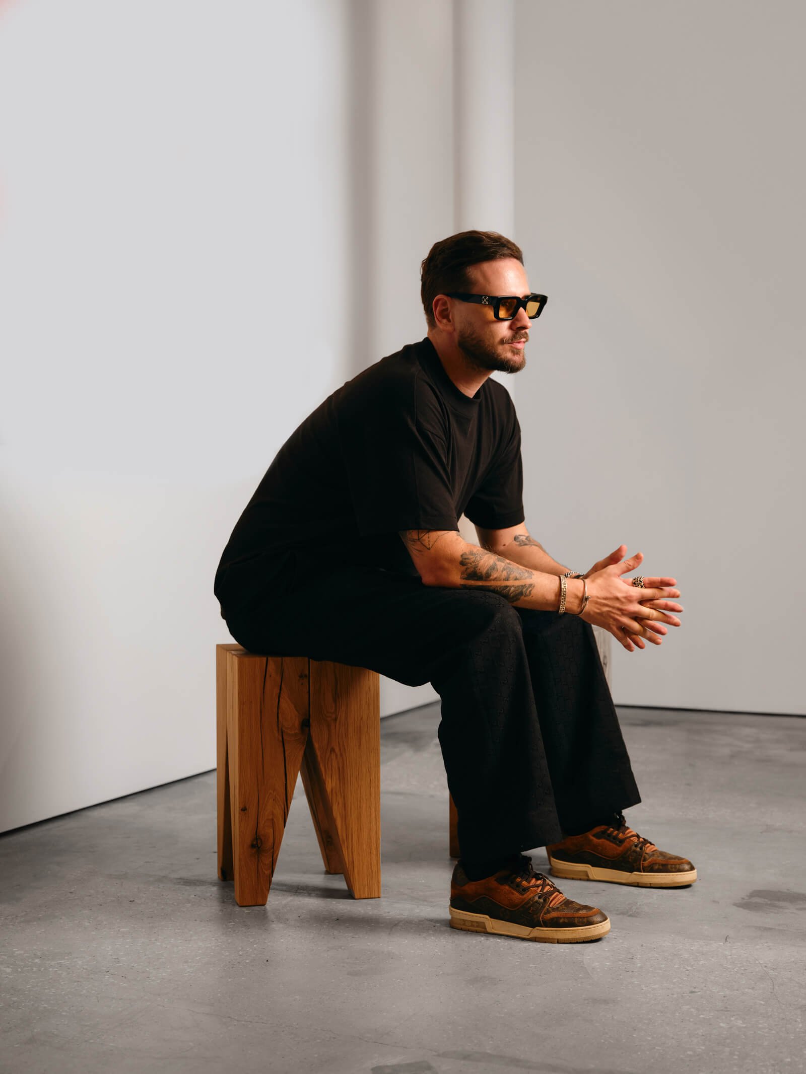 Portrait of famous Cape Town based interior designer, Tristan Du Plessis