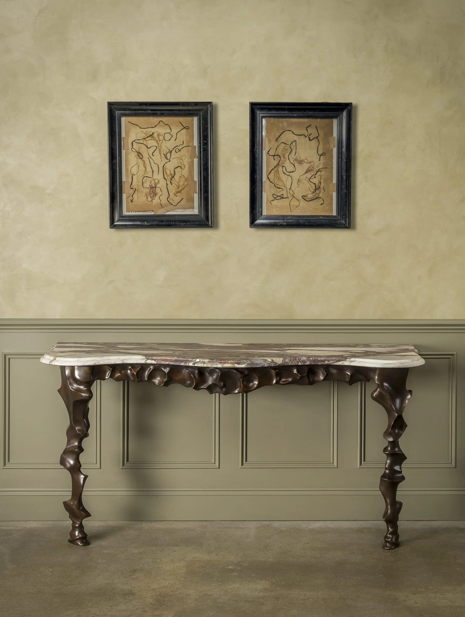 Bespoke Cox London console showcasing traditional craftsmanship