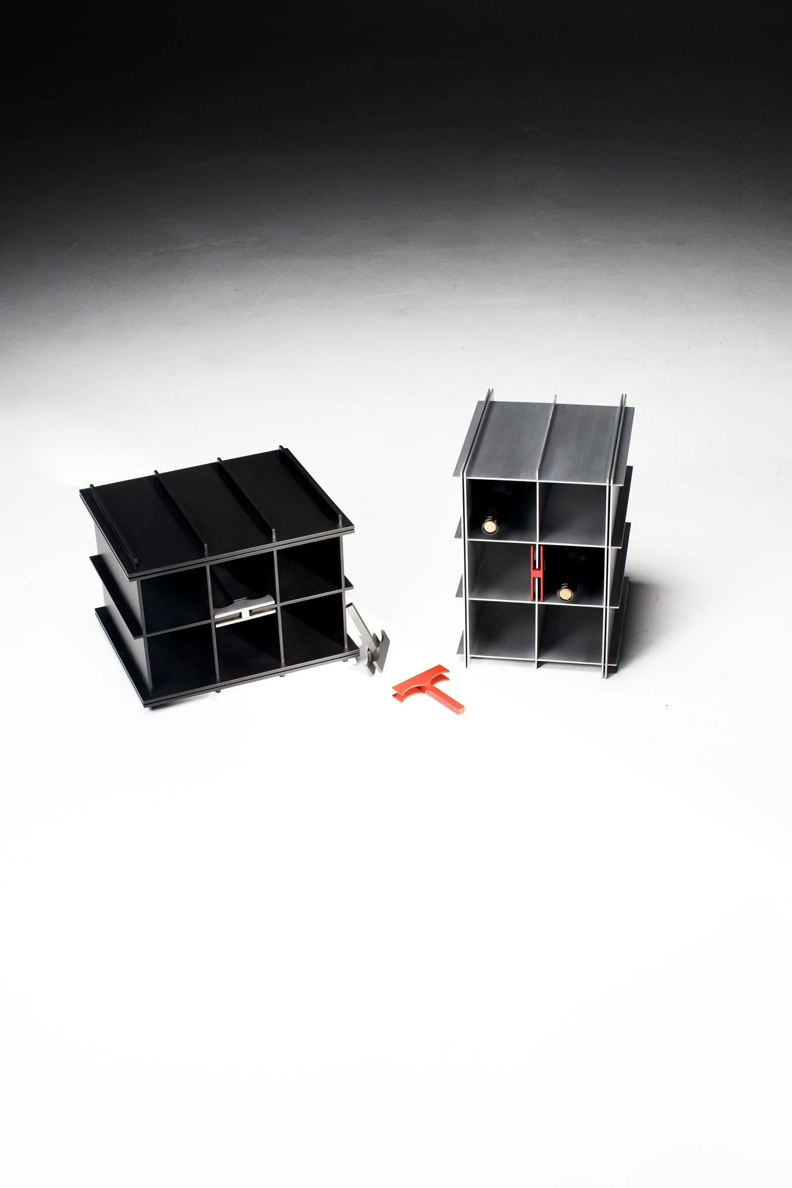 Contemporary geometric furniture by YET. Design Studio