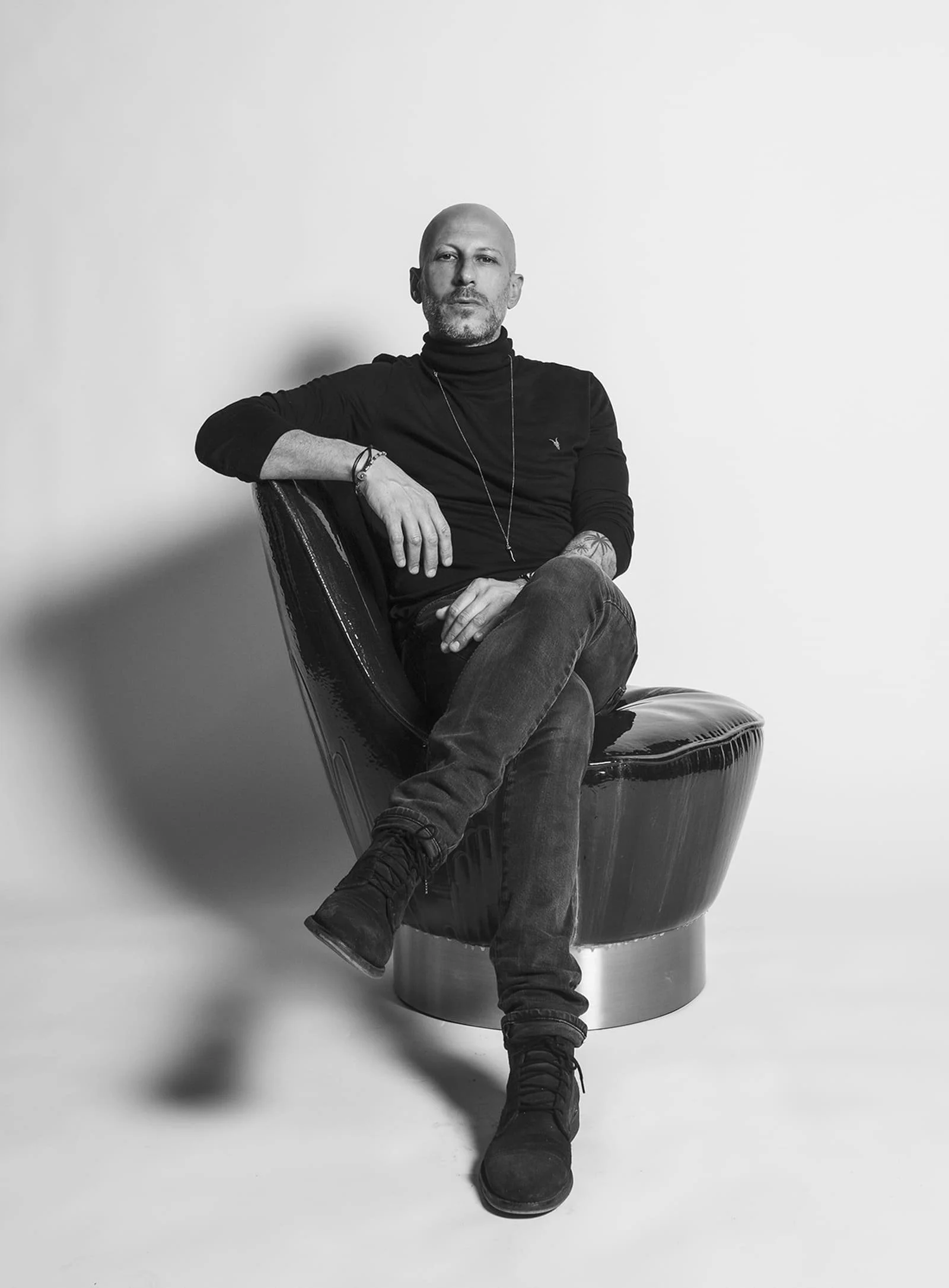 Portrait of Alex Turco, Italian artist and designer