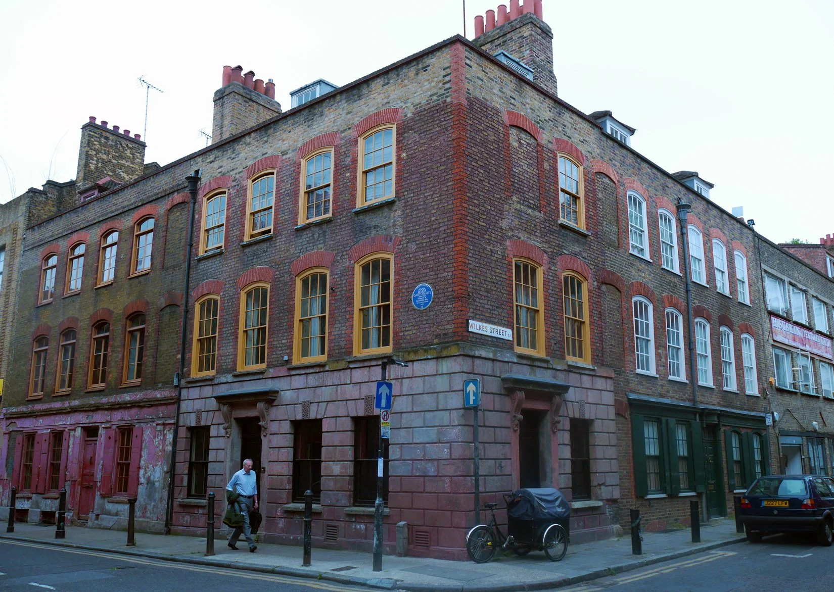 Georgian brick and quiet scale set Princelet Street apart from the bustle of nearby Brick Lane
