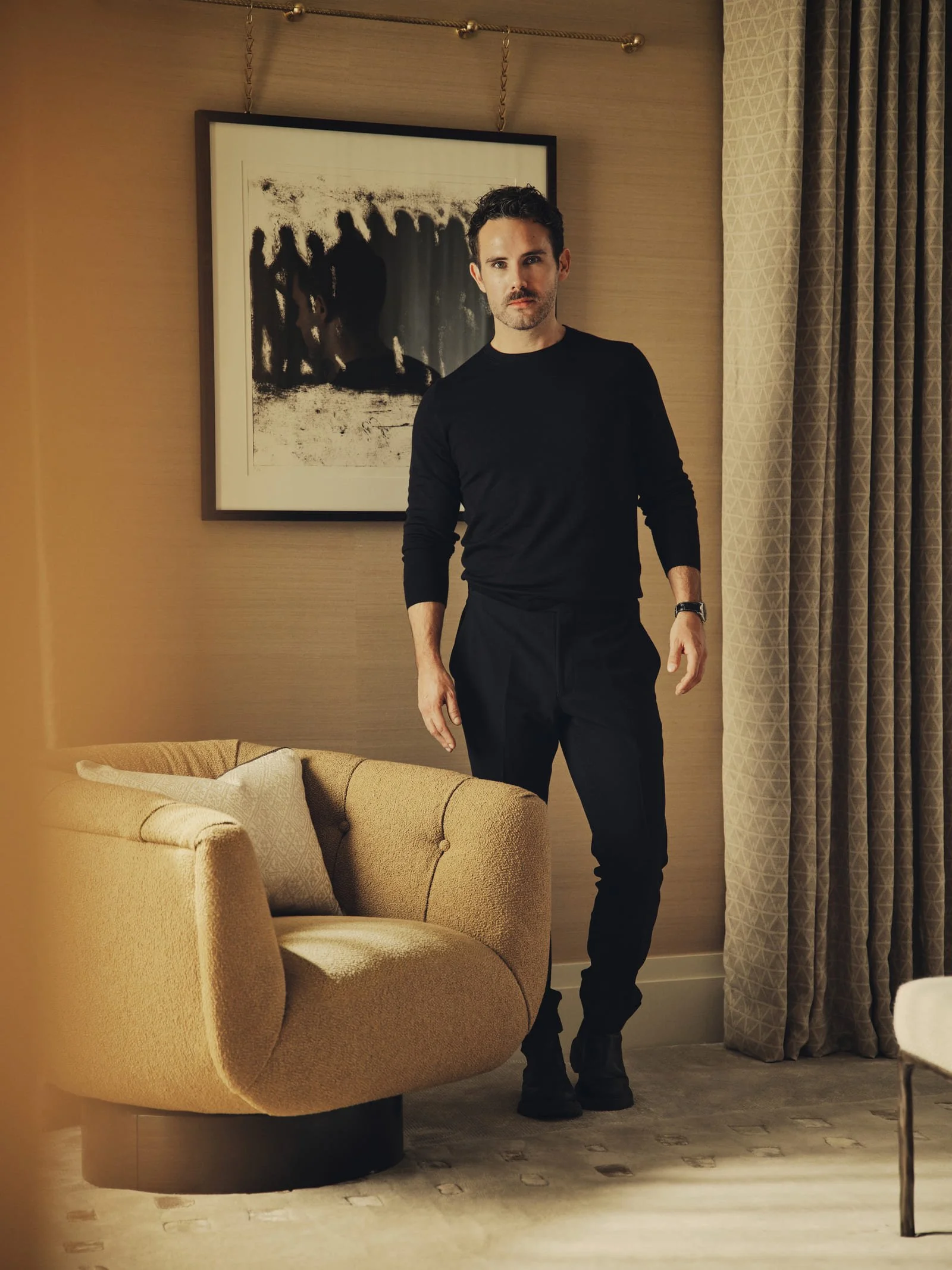 Portrait of Christian Bense, an interior designer based in London