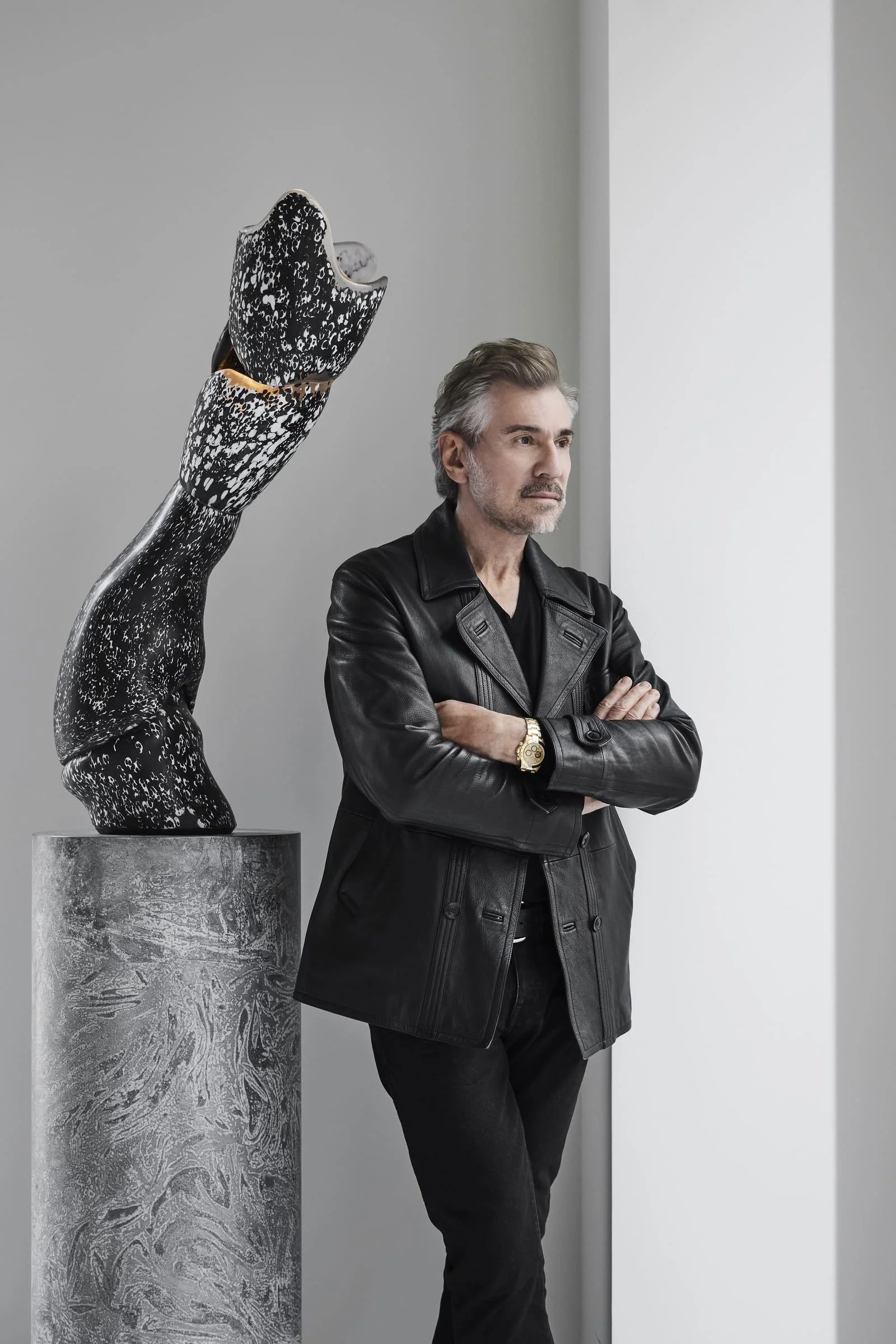 Portrait of Italian architect and designer Vincenzo De Cotiis