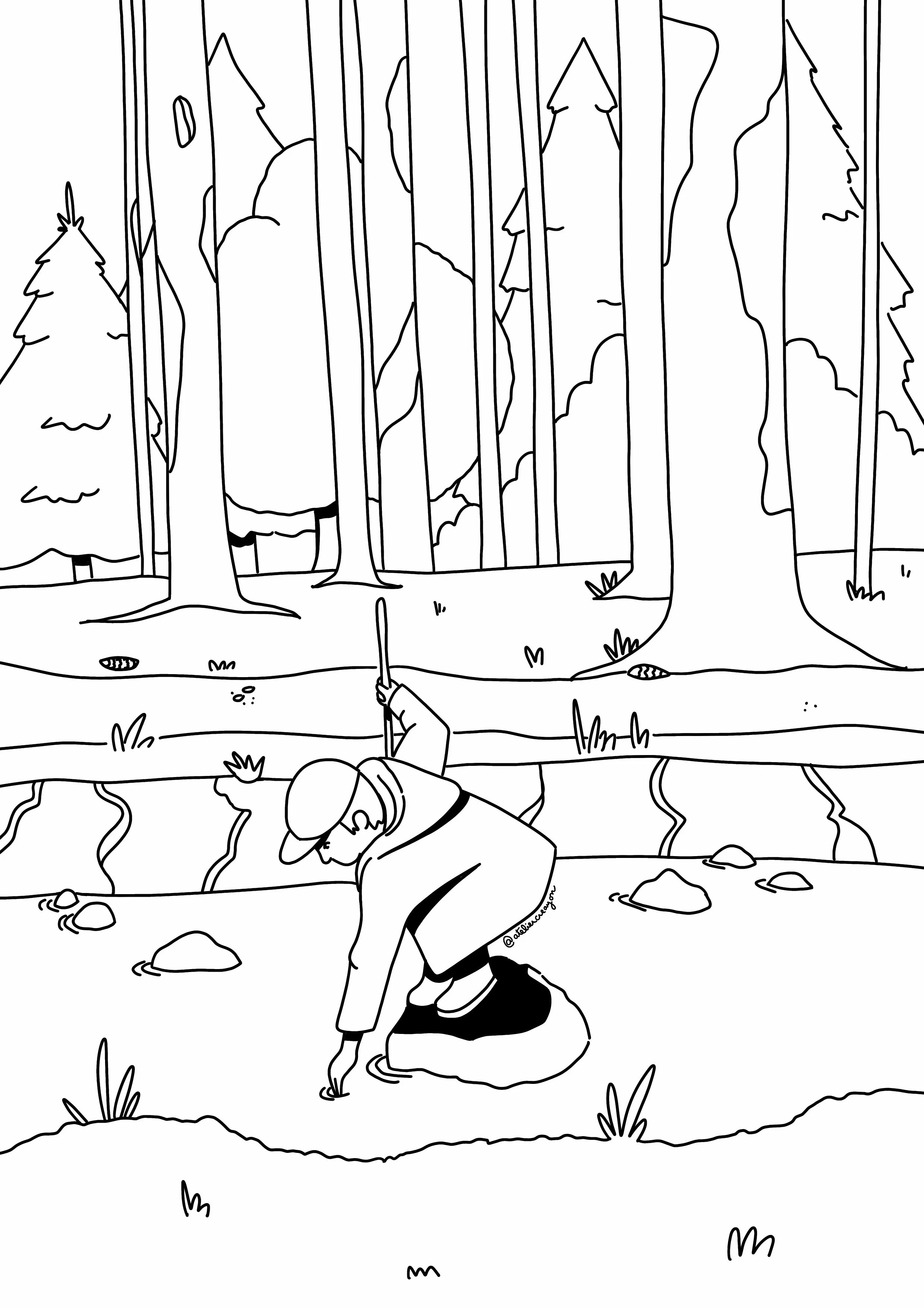 Coloriage de Mars