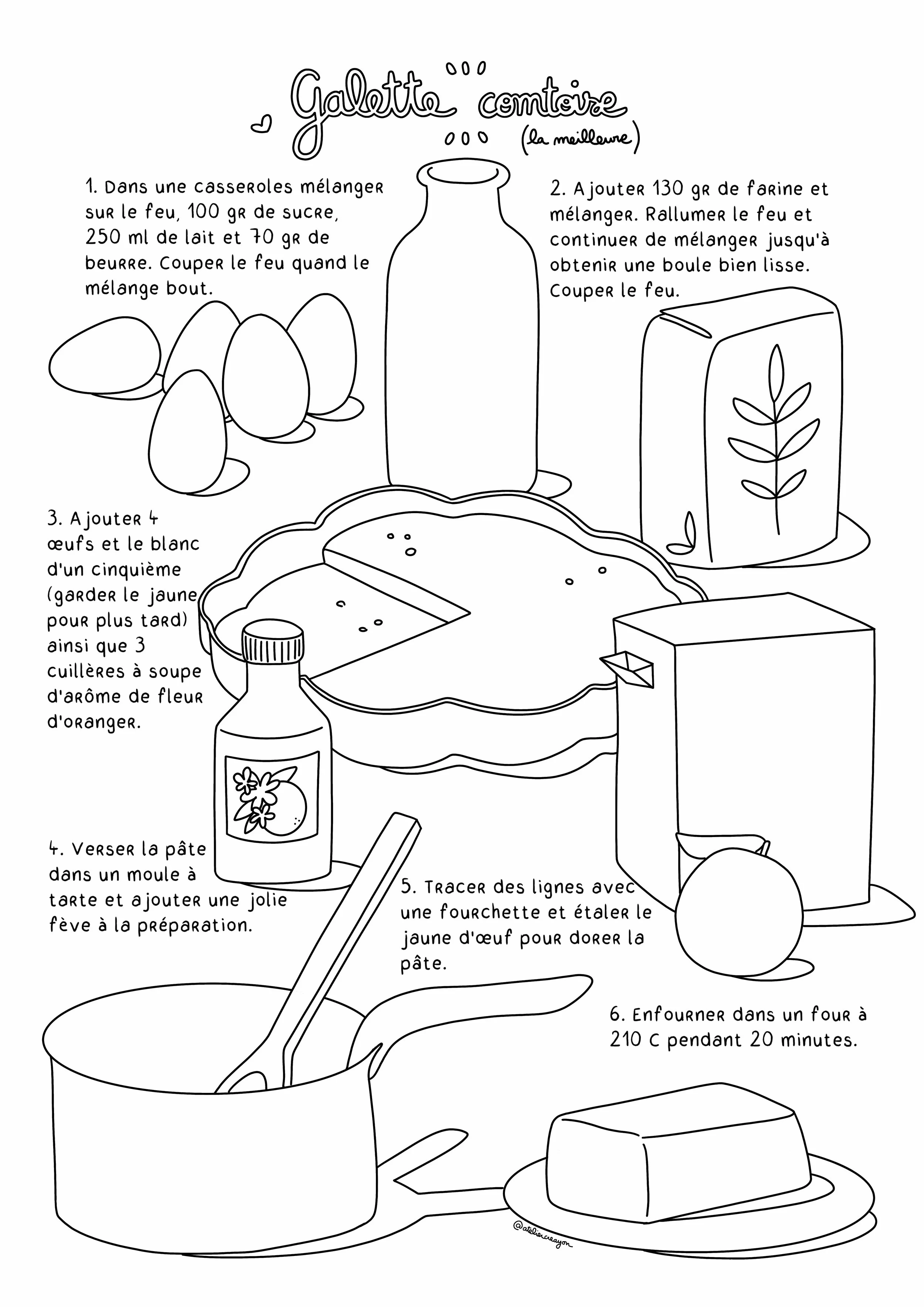 Coloriage de Décembre
