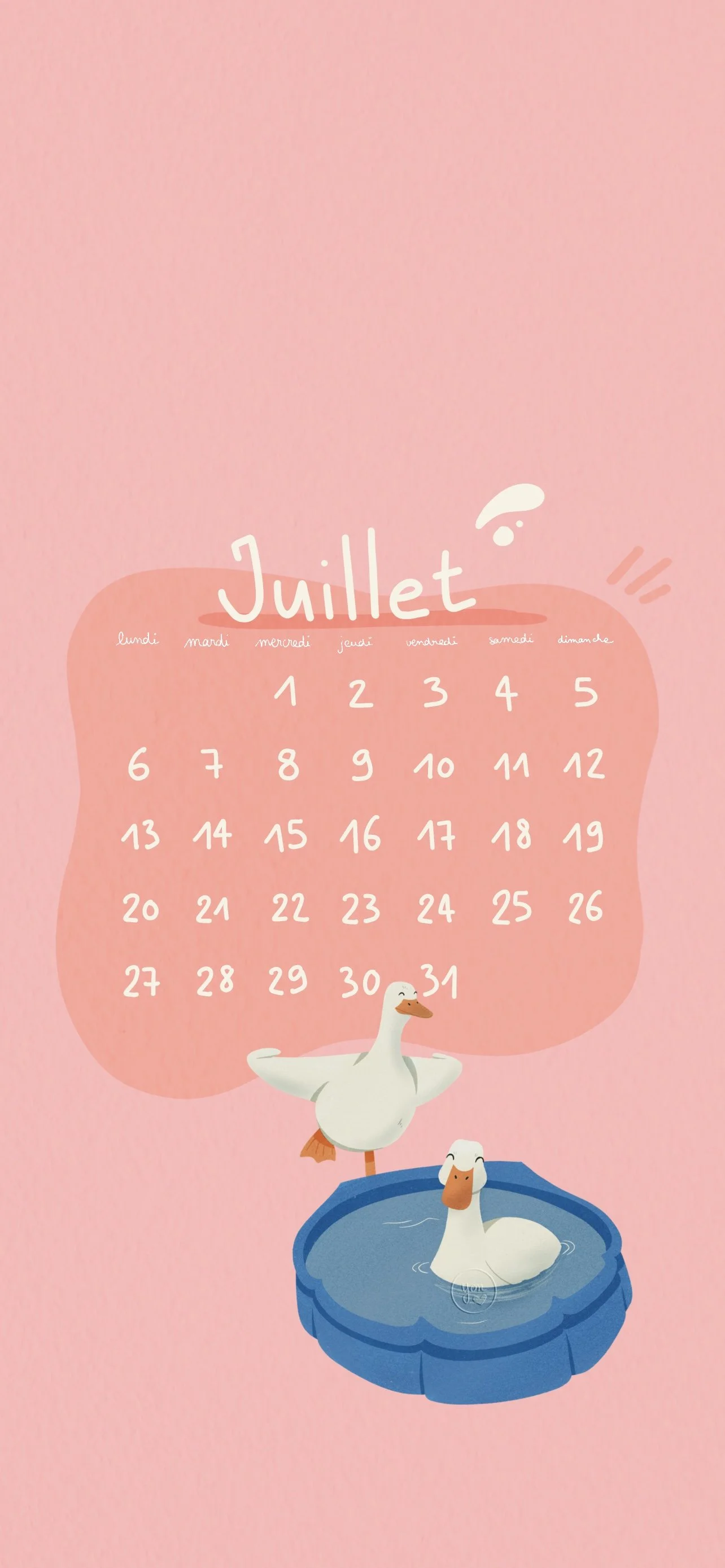 Fond d’écran de juillet