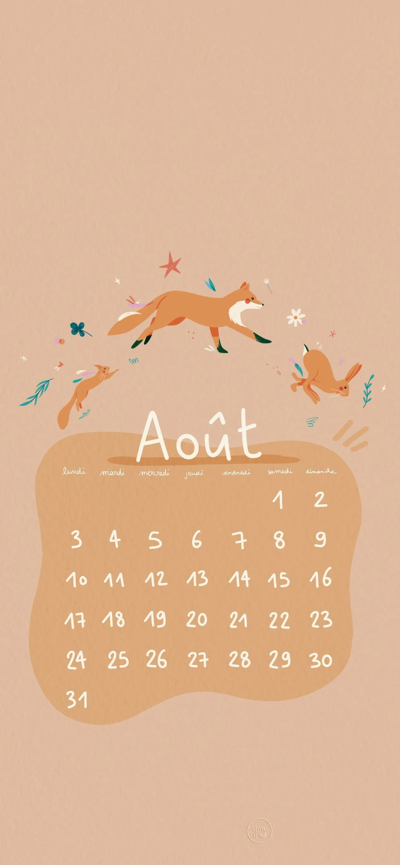 Fond d’écran d’août