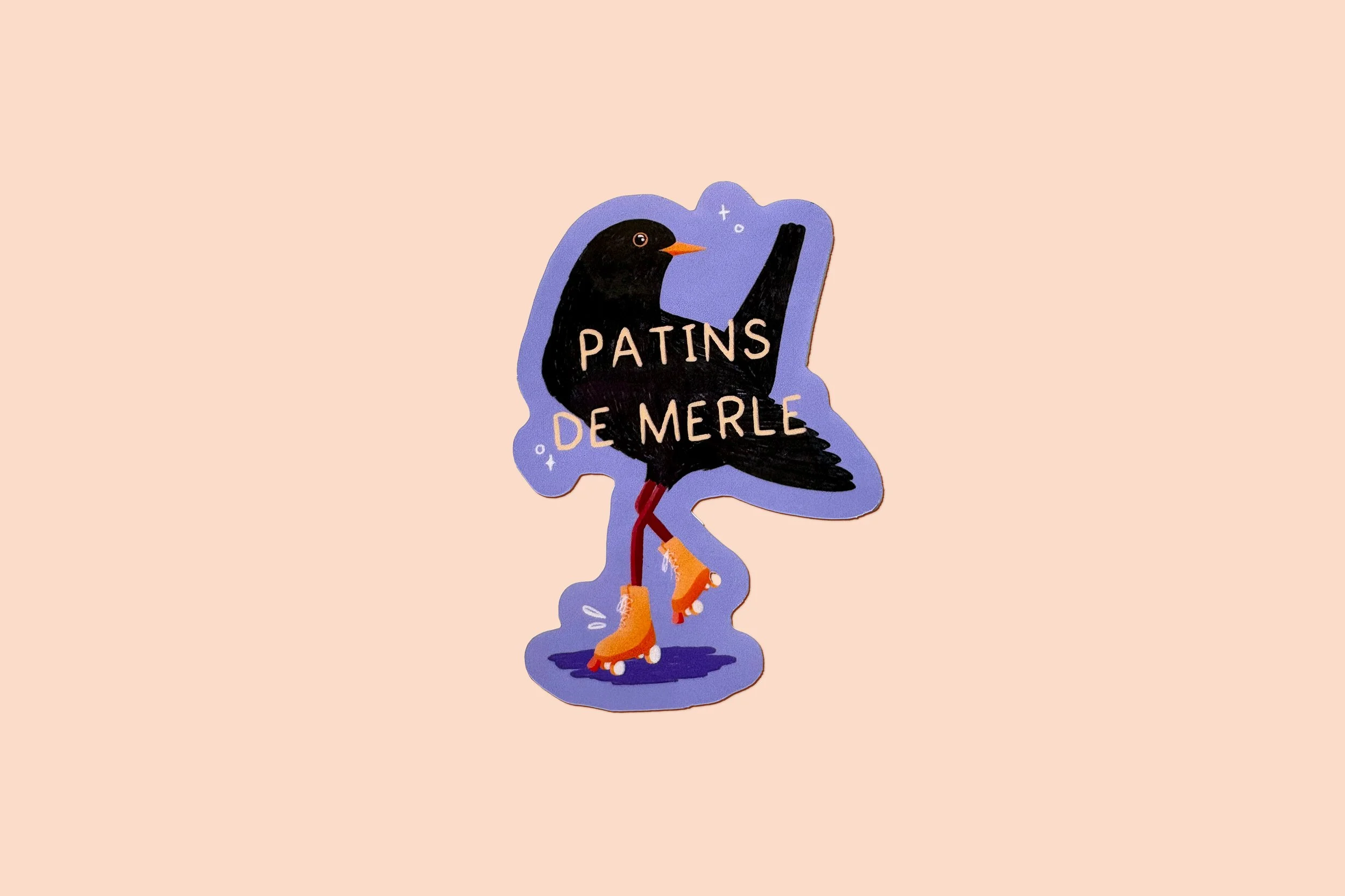 Sticker Patins de Merle