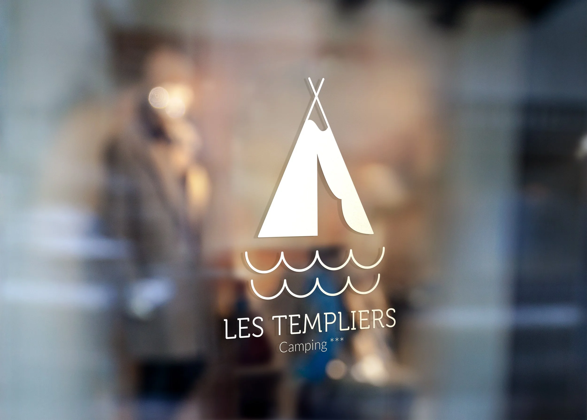 Logo et identité visuelle du Camping Les Templiers – Roquebillière