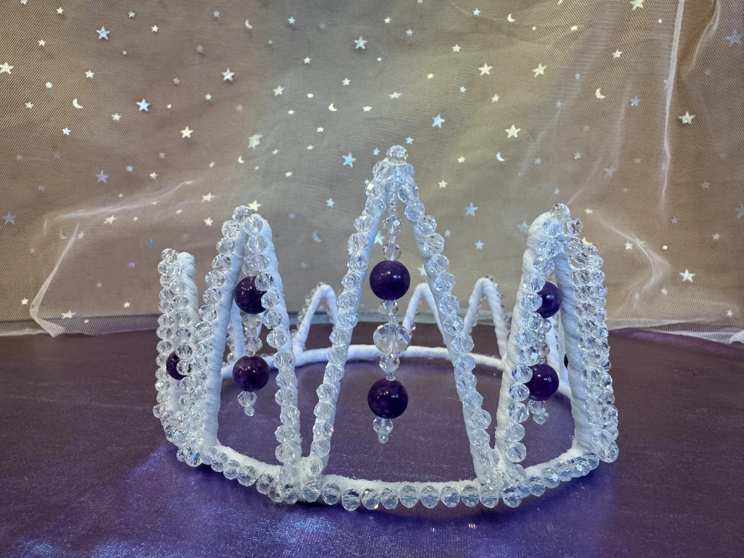 Crown with crystal and Amethyst