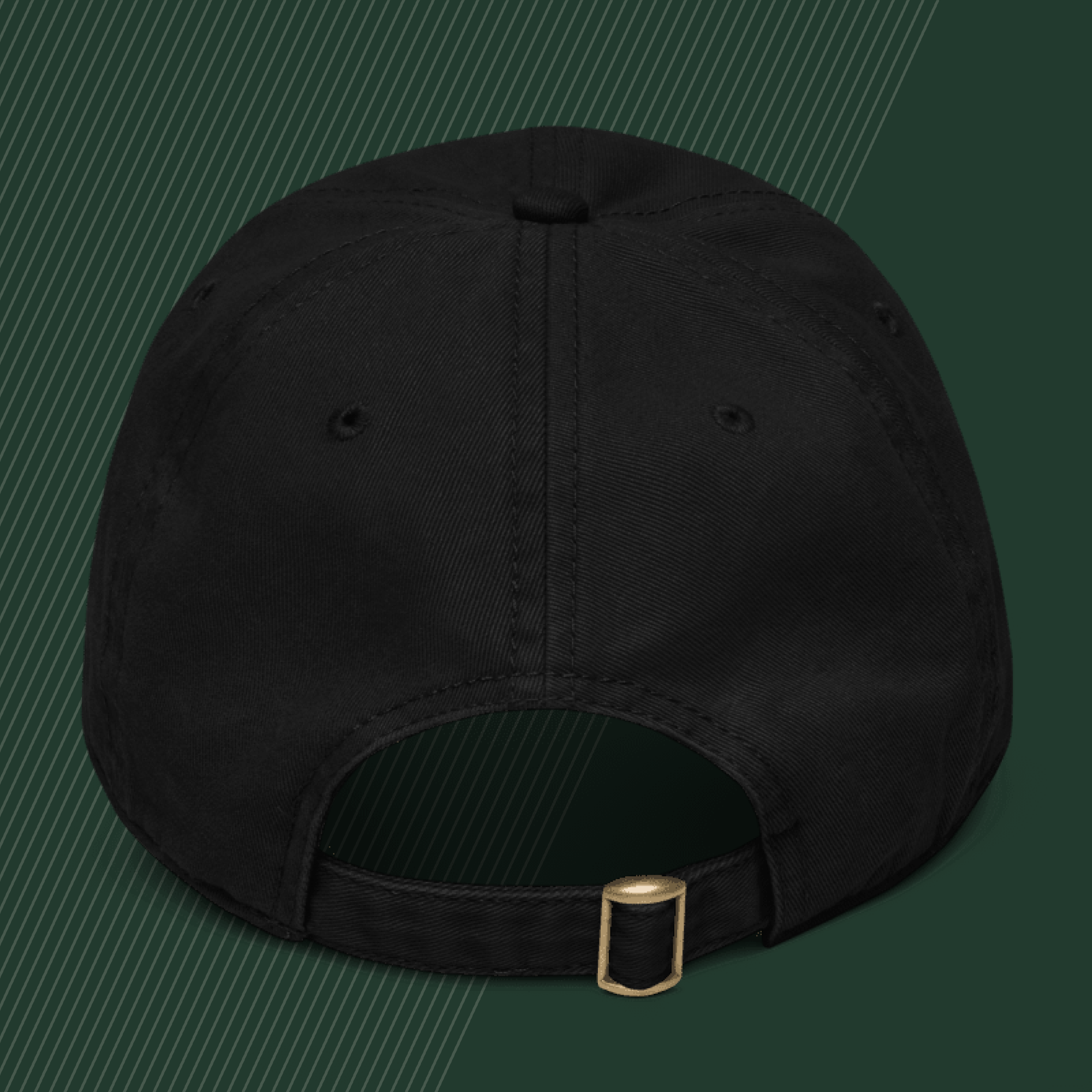 Two Coupes Embroidered Baseball Cap in black